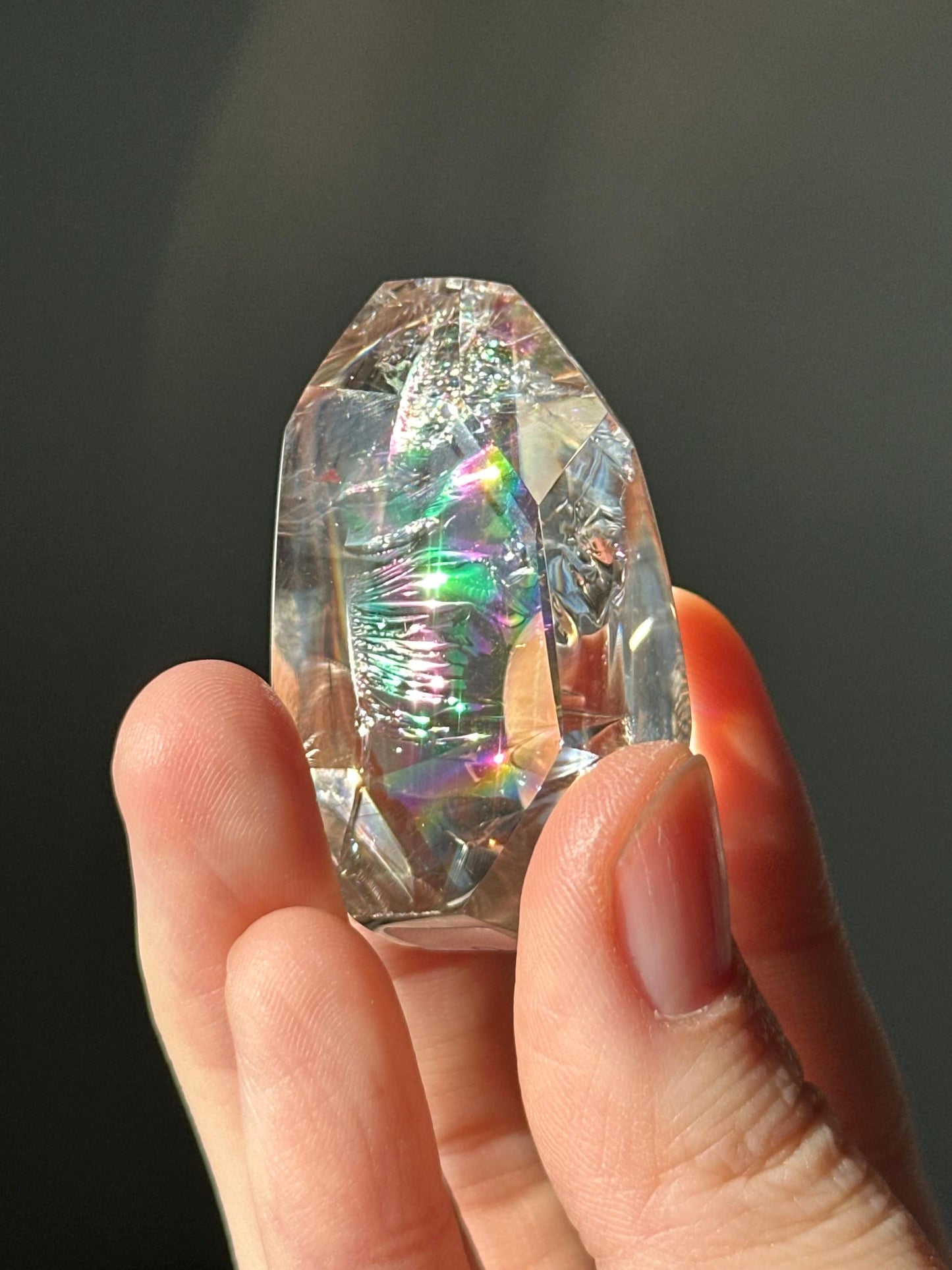 Heat Treated Citrine Rainbow Gem | Yellow Quartz Crystal Display Piece | Polished Mineral Specimen for Collectors Decor Accent