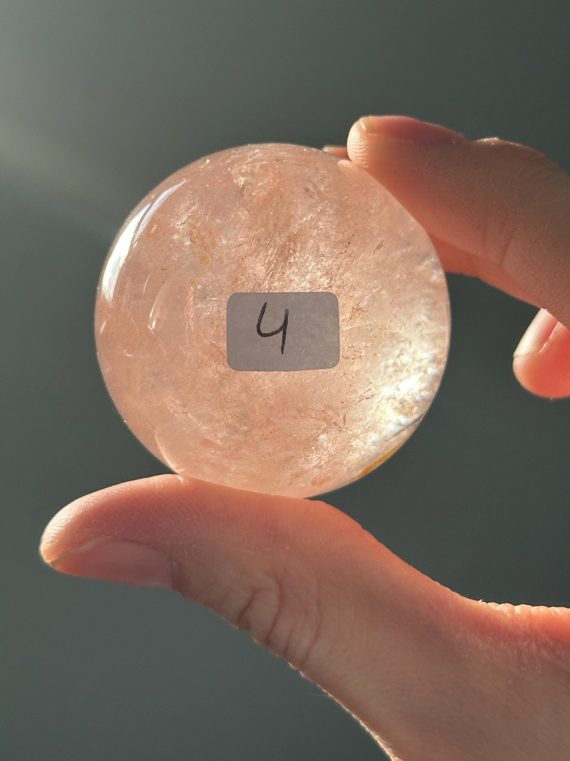 Pink Fire Quartz | Natural Hematite Included Quartz Crystal | Vibrant Mineral Display Piece for Collectors Cabinet Decor Accent