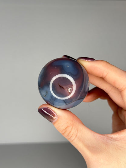 Swazi Agate Sphere - YOU PICK | Natural Banded Agate Crystal Ball | Polished Stone Sphere Mineral Specimen for Collectors & Display