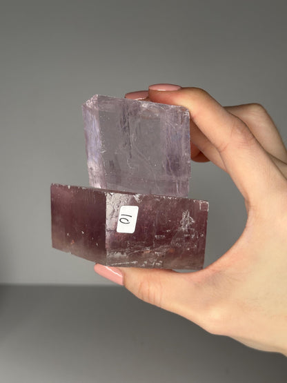 Berry Lavender Calcite from Madagascar | Natural Purple Calcite Crystal | Polished Mineral Specimen for Collectors Display Decor Accent