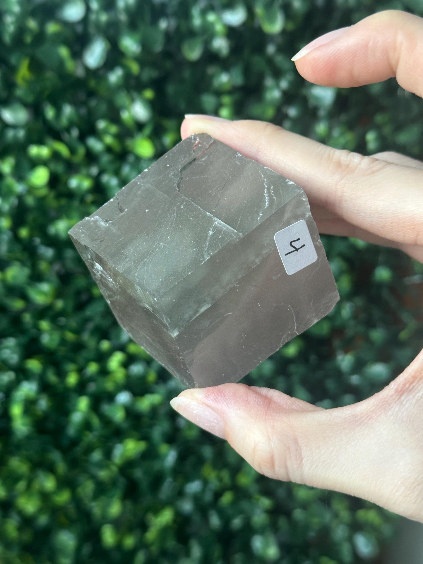 Rutile Calcite Specimen | Natural Calcite Crystal with Rutile Inclusions | Mineral Display Piece for Home Decor Accent