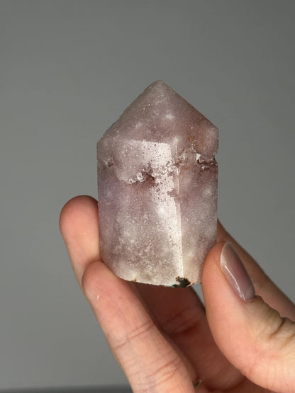 Pink Amethyst Tower | Polished Crystal Point for Love, Calm, and Heart Chakra Energy | Beautiful Display Stone or Gift