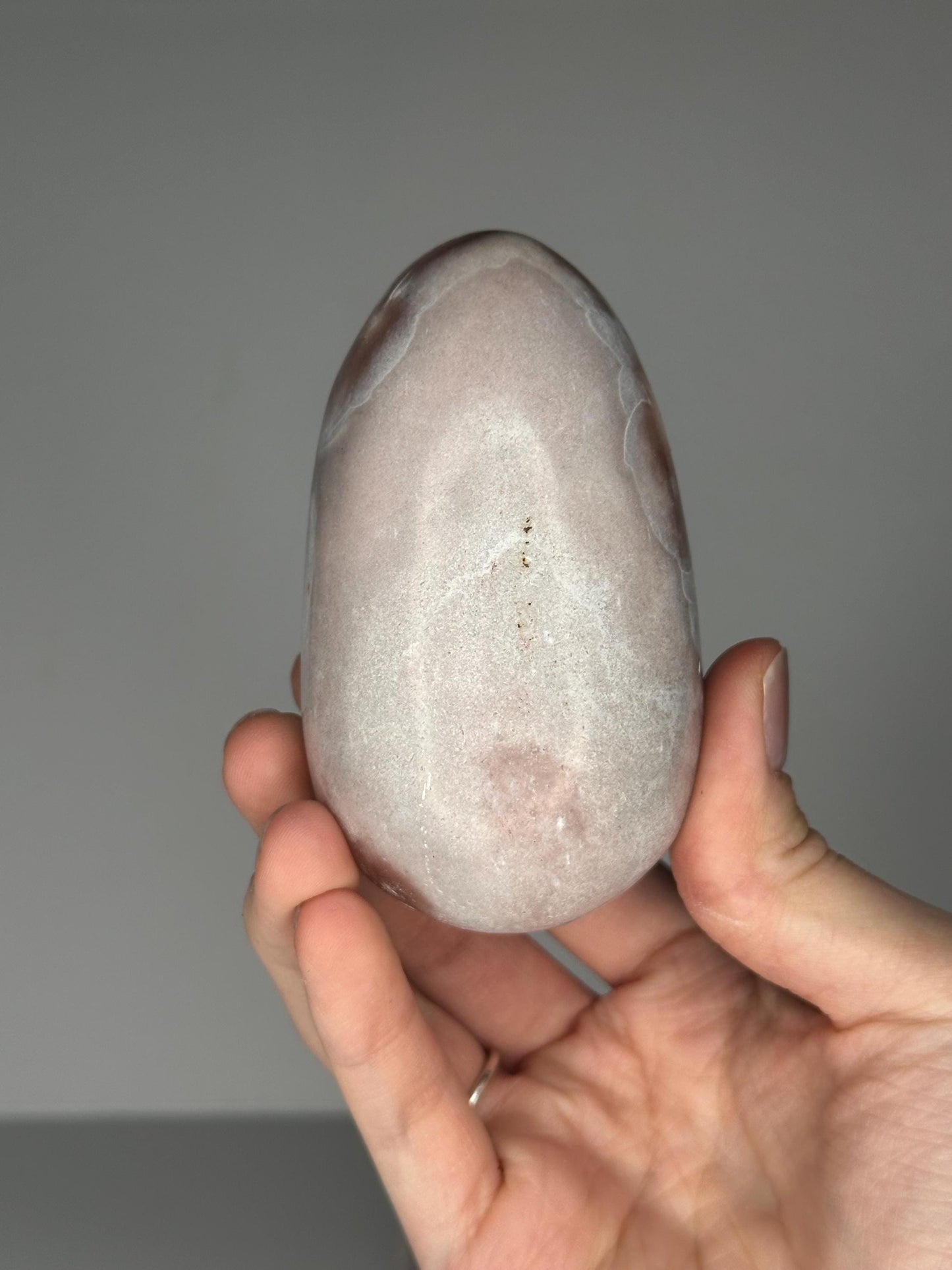 Pink Amethyst Egg with Stand | Sparkling Crystal for Love & Heart Energy | Unique Display or Gift for Crystal Lovers