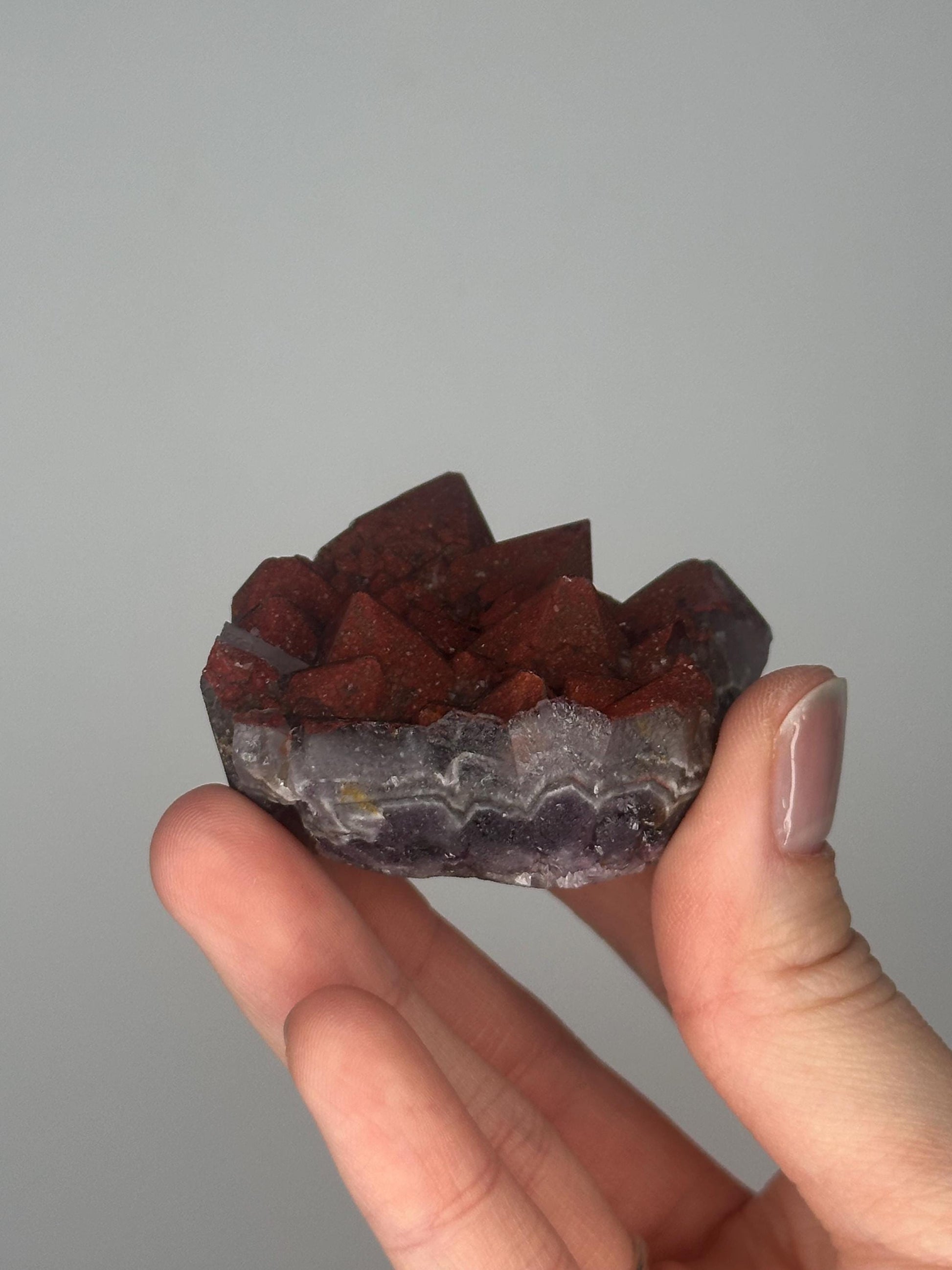 Alien Amethyst from India | Natural Purple Amethyst Crystal Cluster | Unique Indian Mineral Specimen for Collectors & Display