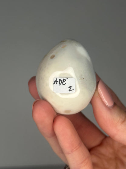 Druzy Agate Mini Eggs - YOU PICK! | Natural Sparkling Agate Crystal Carving | Small Polished Egg Display Stone for Collectors & Decor