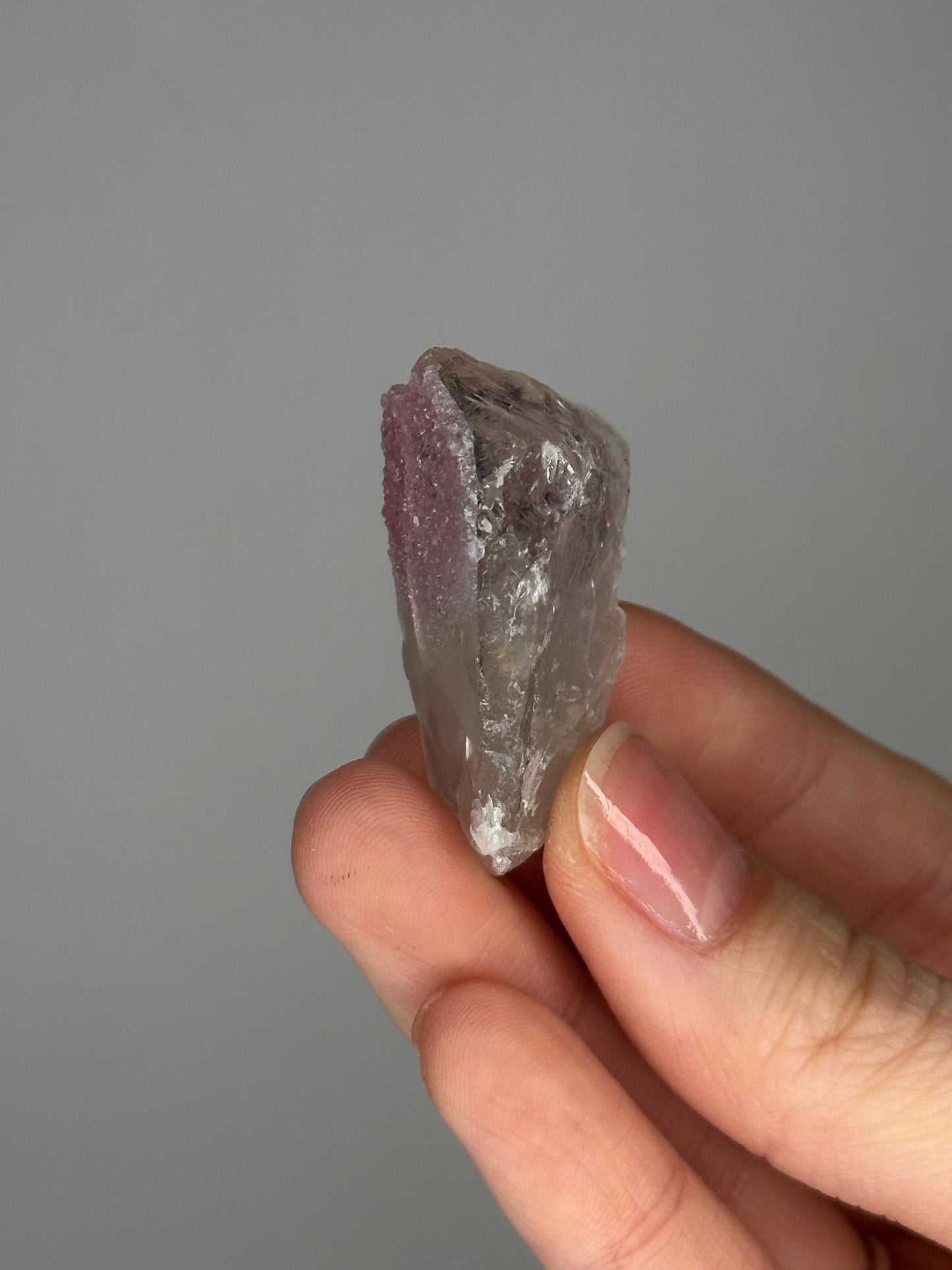 Crystallized Rose Quartz on Quartz from Pakistan | Natural Pink Quartz Cluster Specimen | Collector Mineral Display Piece