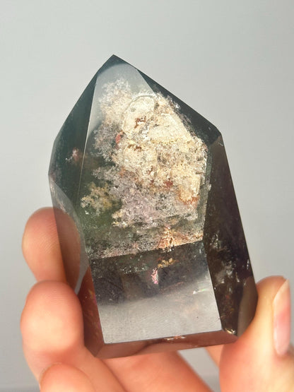 Smoky Quartz with Chlorite Phantoms | Natural Phantom Quartz Crystal | Included Smokey Quartz Specimen for Collectors & Decor