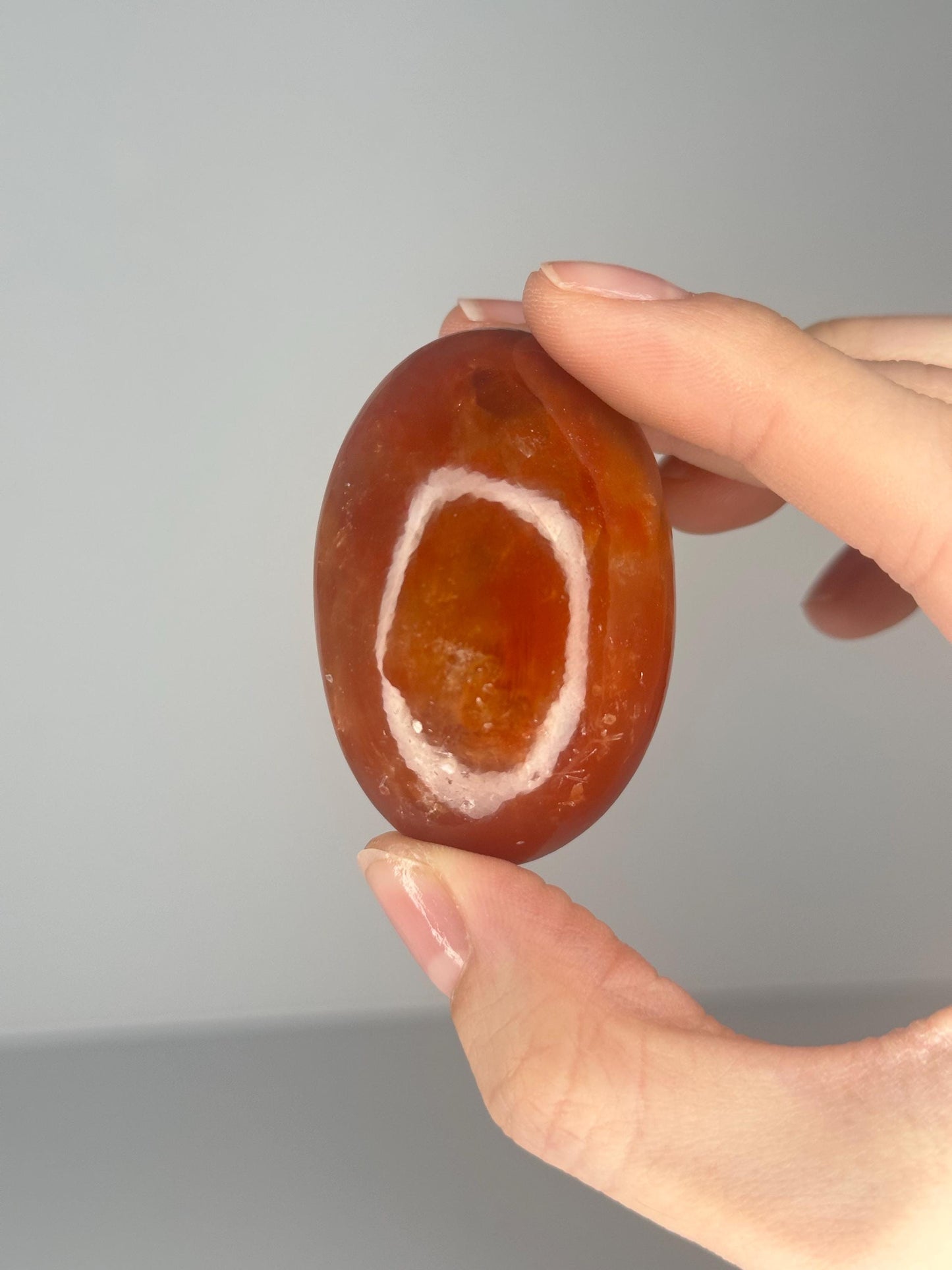 Papaya Quartz Palm Stone | Natural Orange Pink Quartz Crystal | Juicy Tropical Crystal for Joy, Creativity & Collectors