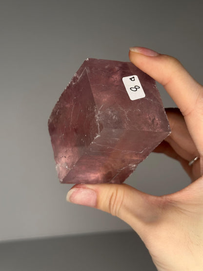 Berry Lavender Calcite from Madagascar | Natural Purple Calcite Crystal | Polished Mineral Specimen for Collectors Display Decor Accent