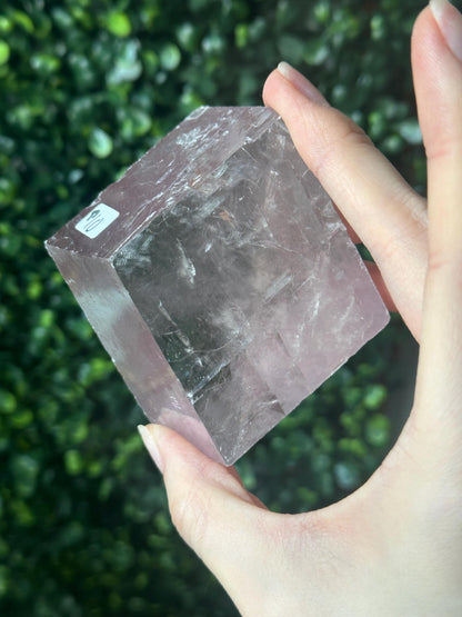Berry Lavender Calcite from Madagascar | Natural Purple Calcite Crystal | Polished Mineral Specimen for Collectors Display Decor Accent