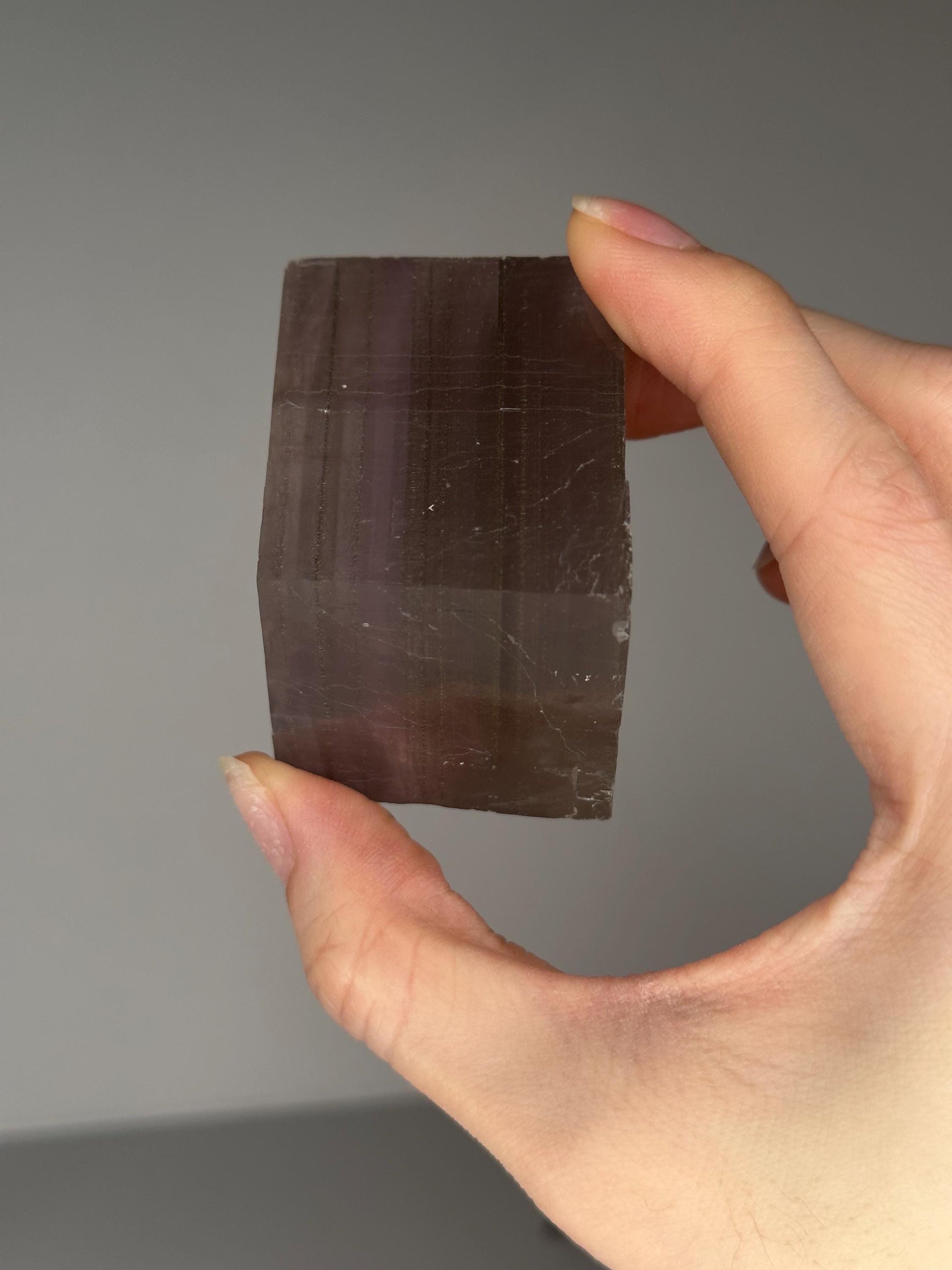 Rutile Calcite Specimen | Natural Calcite Crystal with Rutile Inclusions | Mineral Display Piece for Home Decor Accent