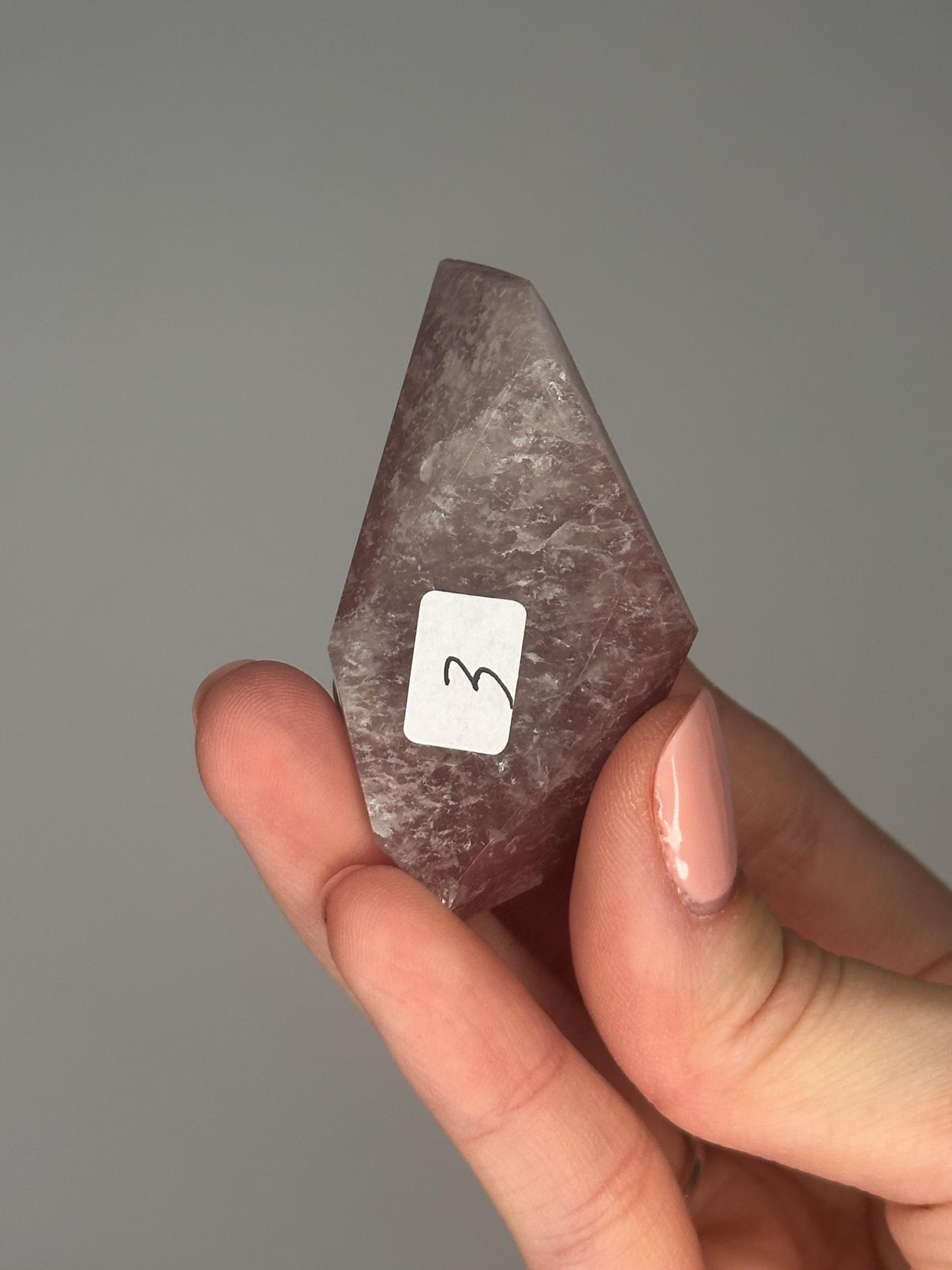 Pink Lithium Quartz Freeform – Polished Crystal Point, Natural Soothing Stone for Emotional, Calming Gemstone Decor, Energy Tool