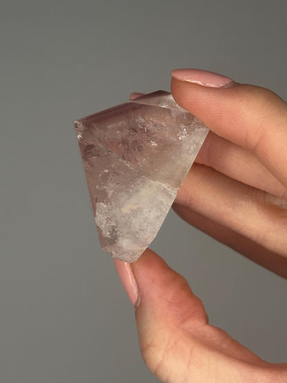 Pink Lithium Quartz Freeform – Polished Crystal Point, Natural Soothing Stone for Emotional, Calming Gemstone Decor, Energy Tool