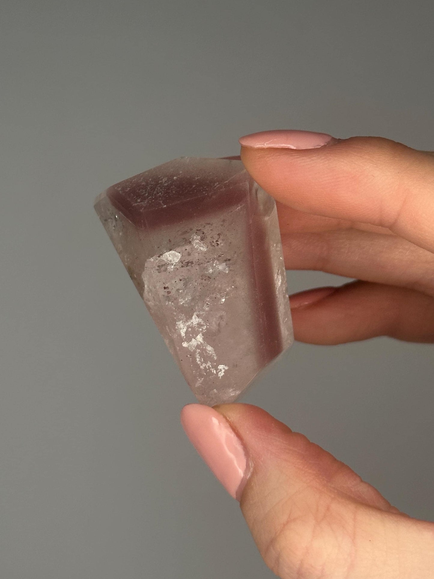 Pink Lithium Quartz Freeform – Polished Crystal Point, Natural Soothing Stone for Emotional, Calming Gemstone Decor, Energy Tool