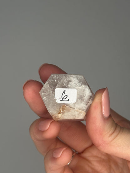 Pink Lithium Quartz Tower – Polished Crystal Point, Natural Soothing Stone for Emotional, Calming Gemstone Decor, Energy Tool