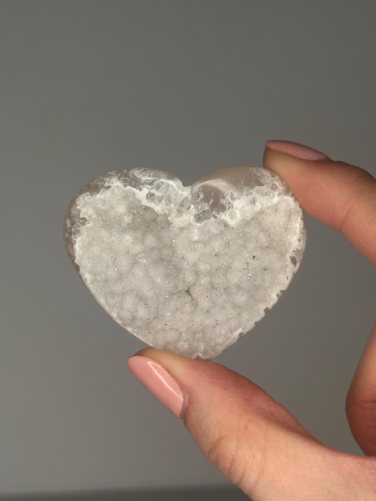 Druzy Agate Mini Heart - YOU PICK! | Natural Sparkling Agate Crystal Carving | Small Polished Heart Display Stone for Collectors & Decor