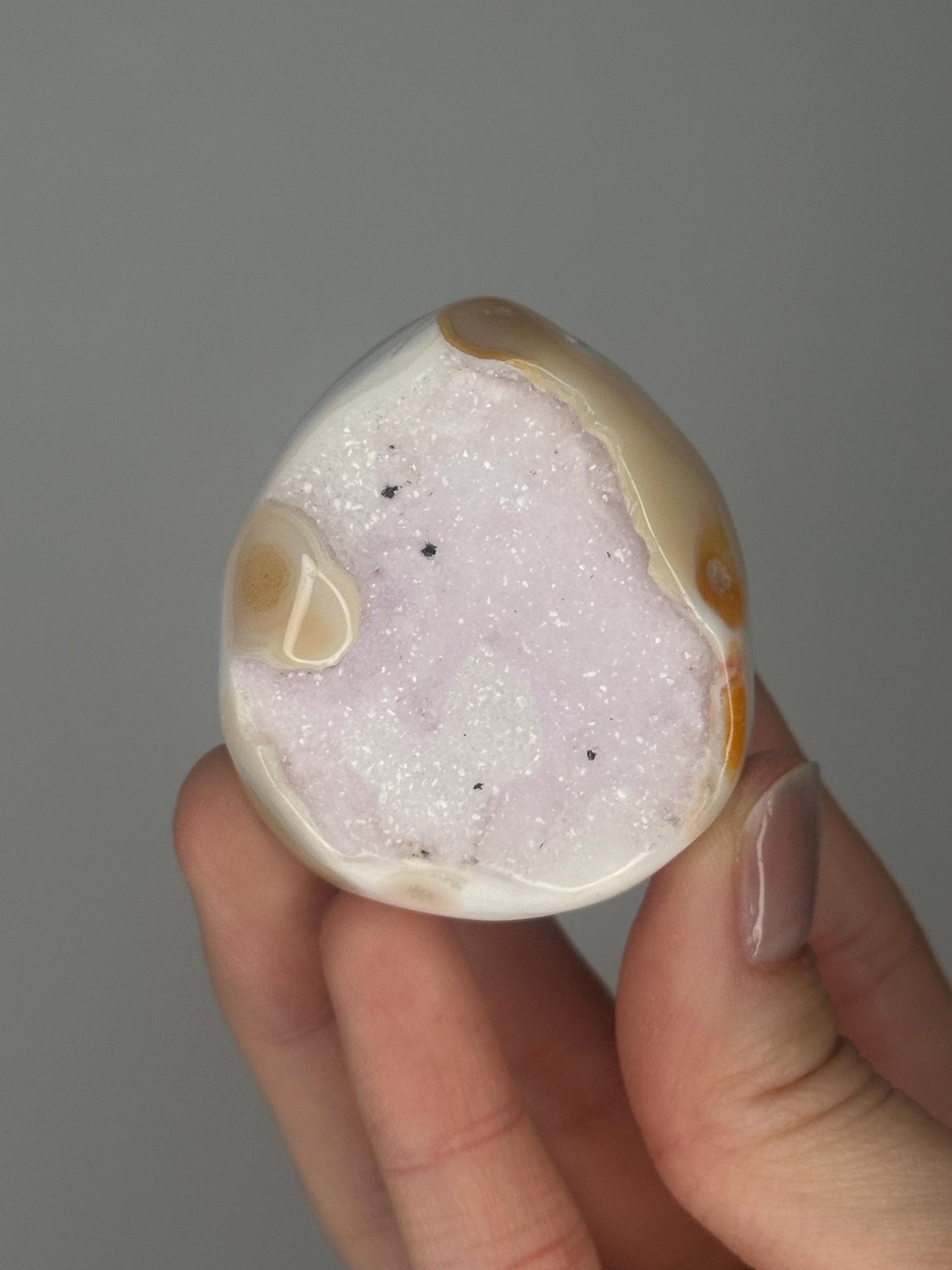 Druzy Agate Mini Eggs - YOU PICK! | Natural Sparkling Agate Crystal Carving | Small Polished Egg Display Stone for Collectors & Decor