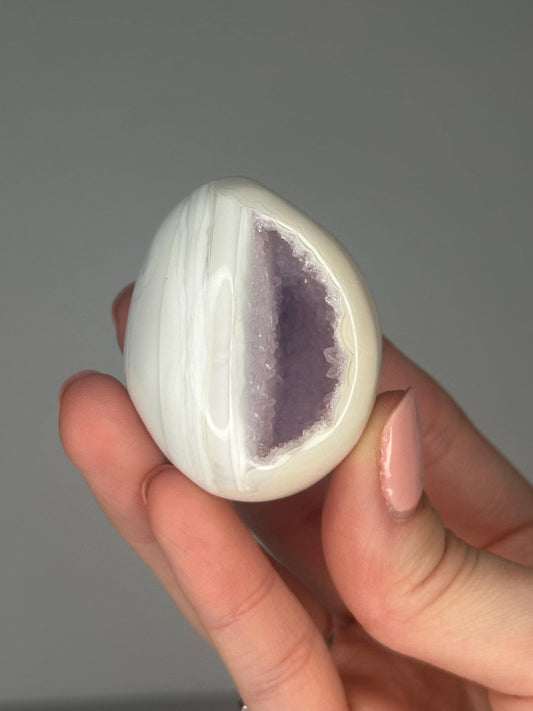 Druzy Agate Mini Eggs - YOU PICK! | Natural Sparkling Agate Crystal Carving | Small Polished Egg Display Stone for Collectors & Decor