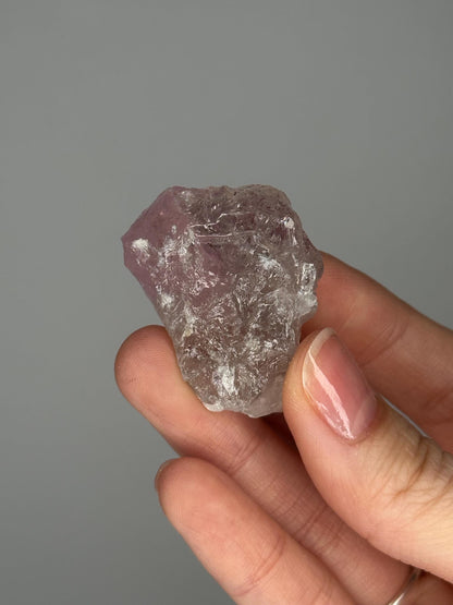 Crystallized Rose Quartz on Quartz from Pakistan | Natural Pink Quartz Cluster Specimen | Collector Mineral Display Piece