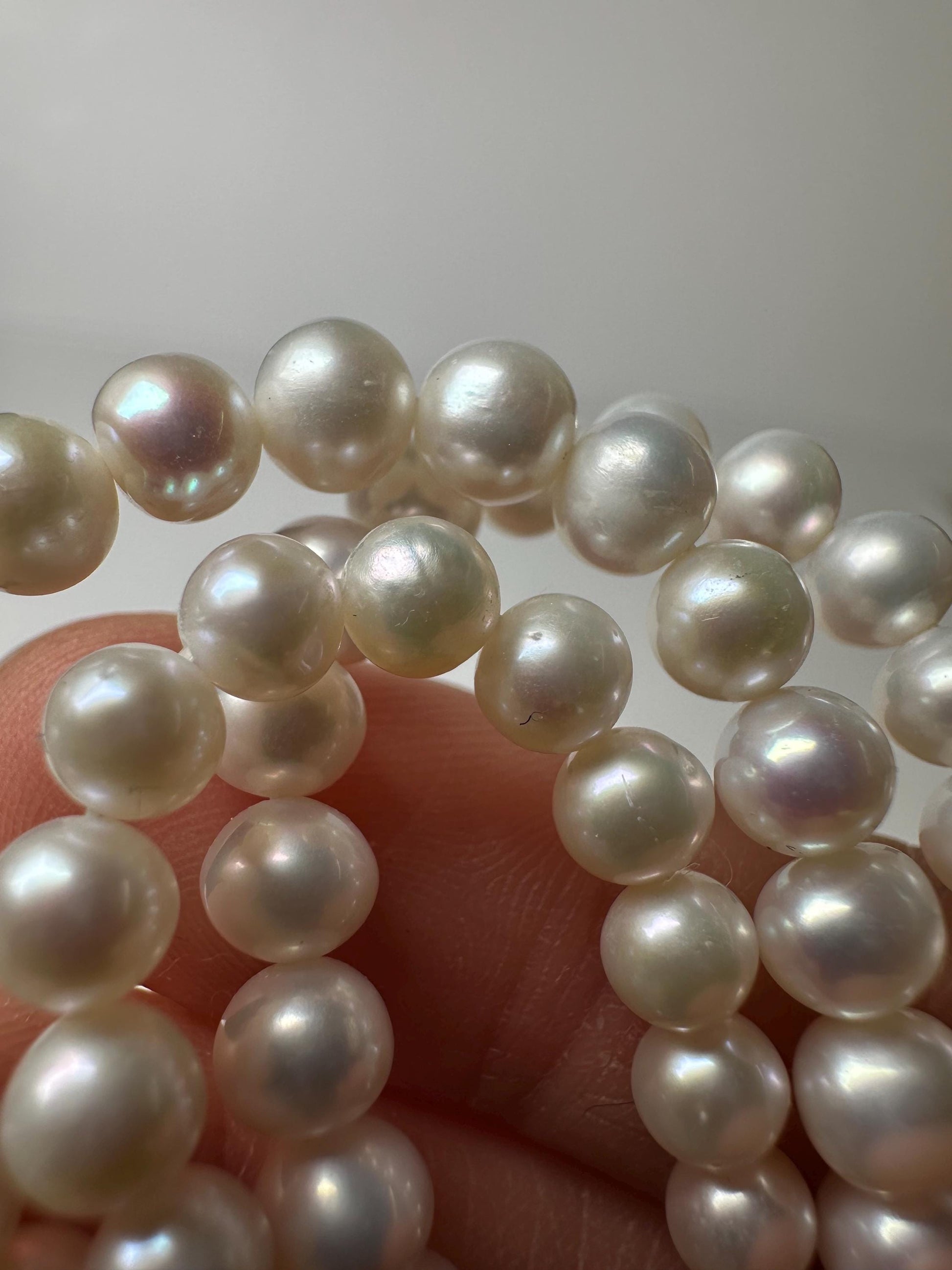 Pearl Bead Bracelet | Natural Freshwater Pearl Jewelry | Elegant Classic Gemstone Bracelet Gift for Everyday Wear & Collectors