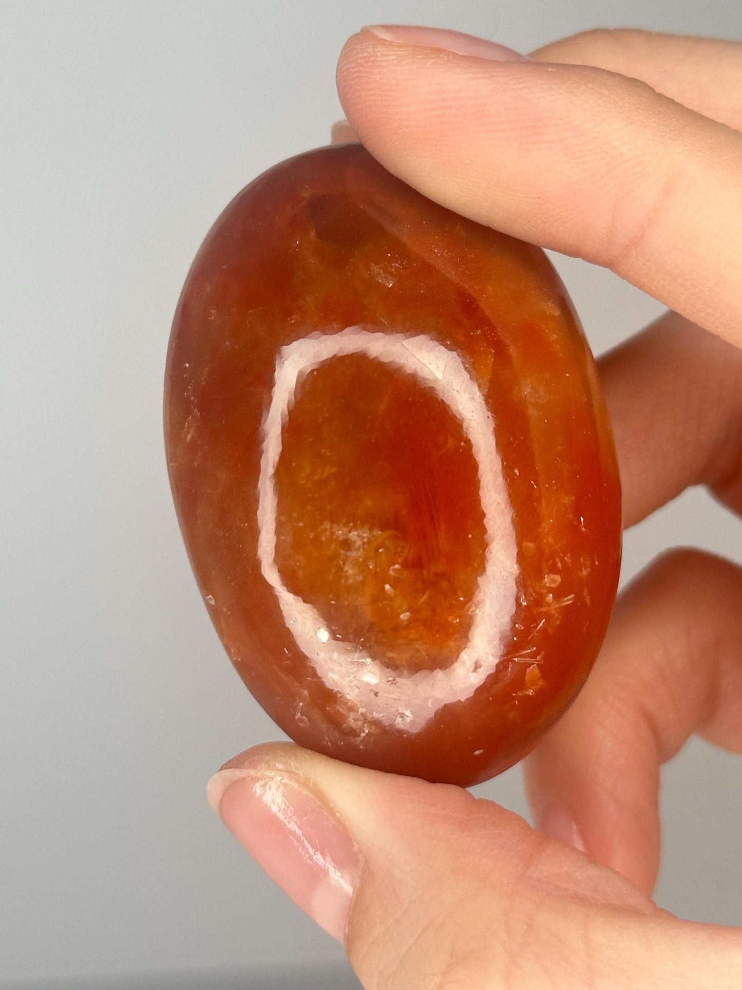 Papaya Quartz Palm Stone | Natural Orange Pink Quartz Crystal | Juicy Tropical Crystal for Joy, Creativity & Collectors