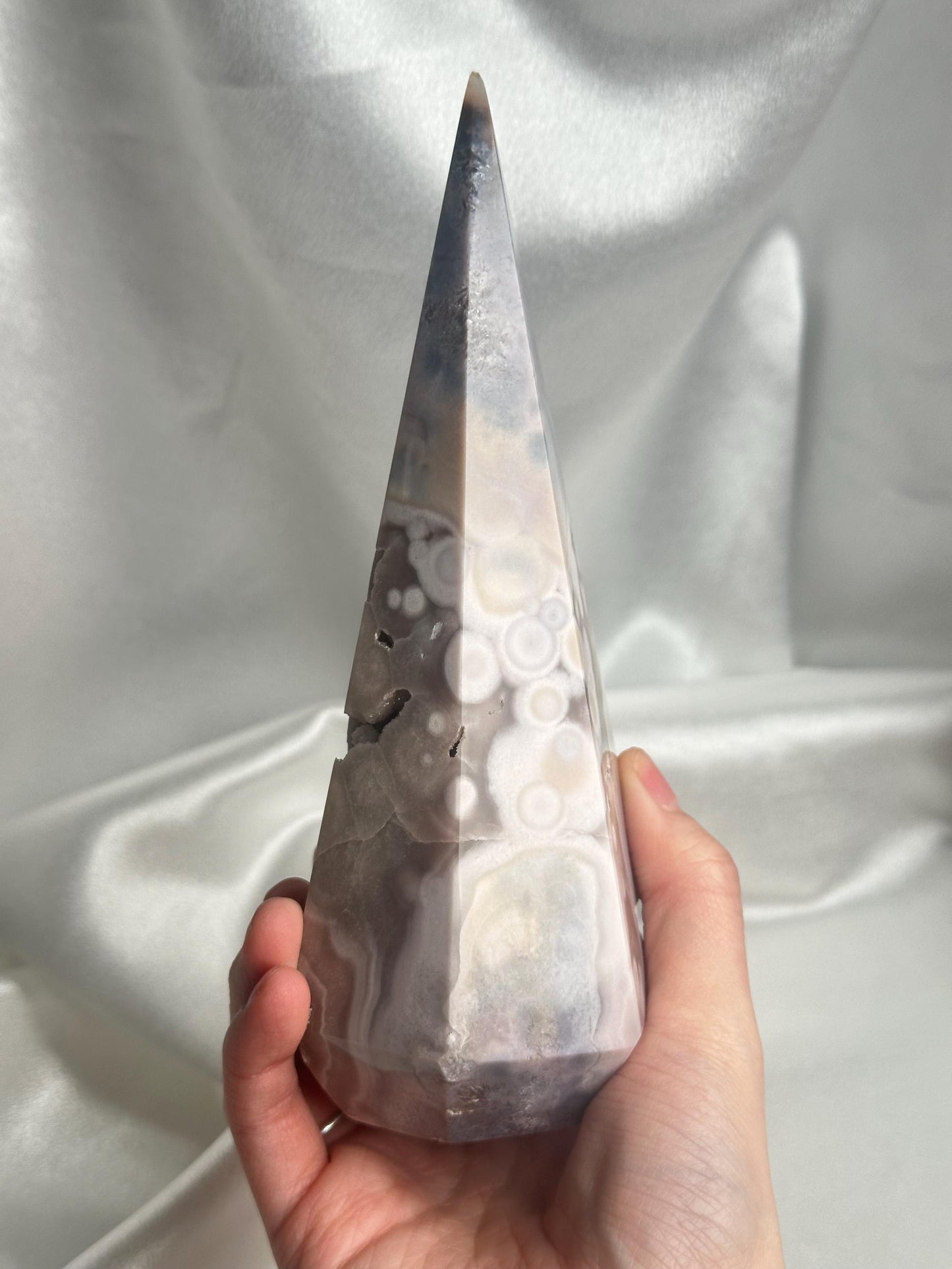 Pink Amethyst Botryoidal Druzy Tent Tower | Natural Sparkling Crystal Point | Unique Pink Quartz Decor Gift for Collectors