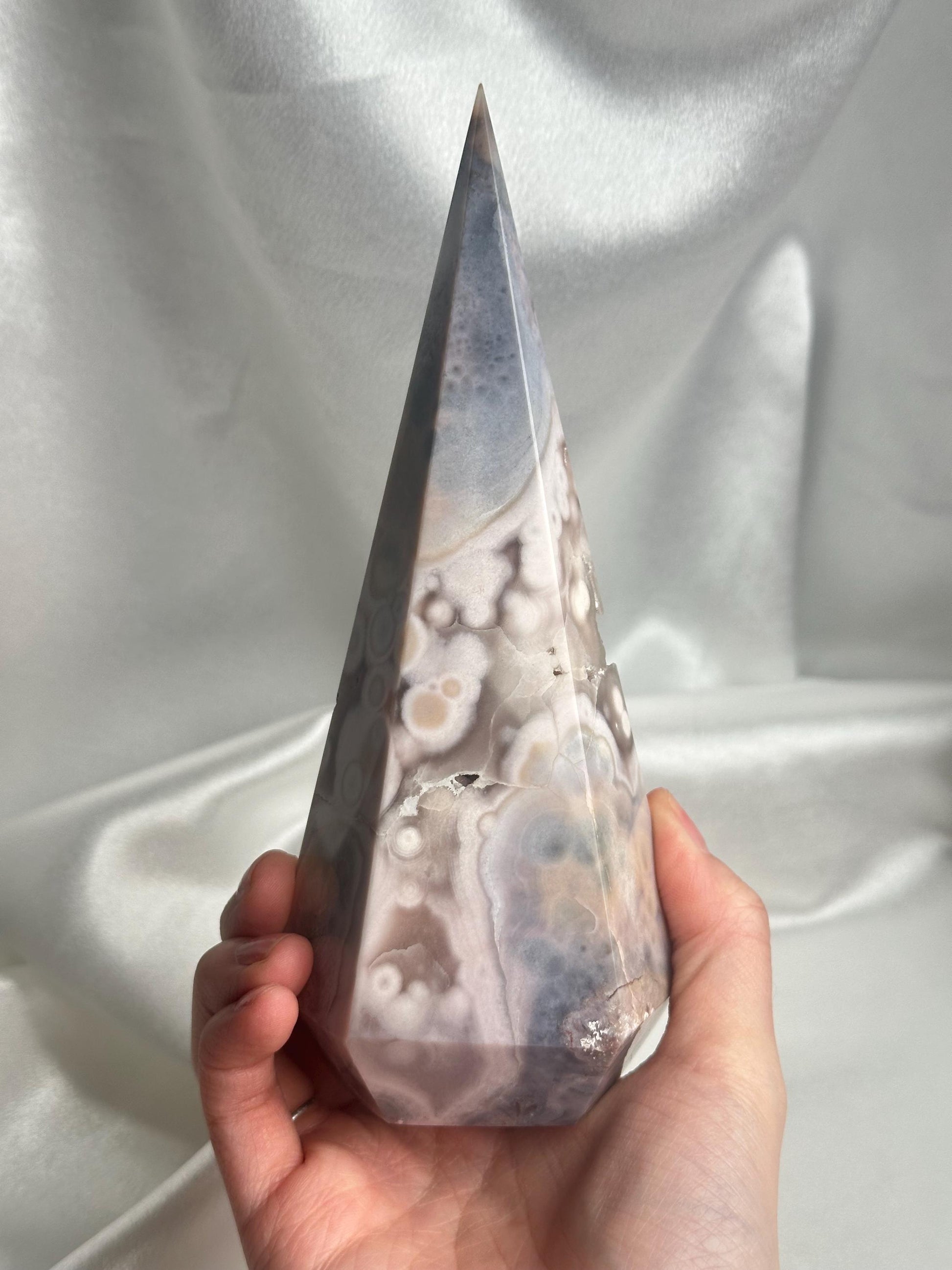 Pink Amethyst Botryoidal Druzy Tent Tower | Natural Sparkling Crystal Point | Unique Pink Quartz Decor Gift for Collectors