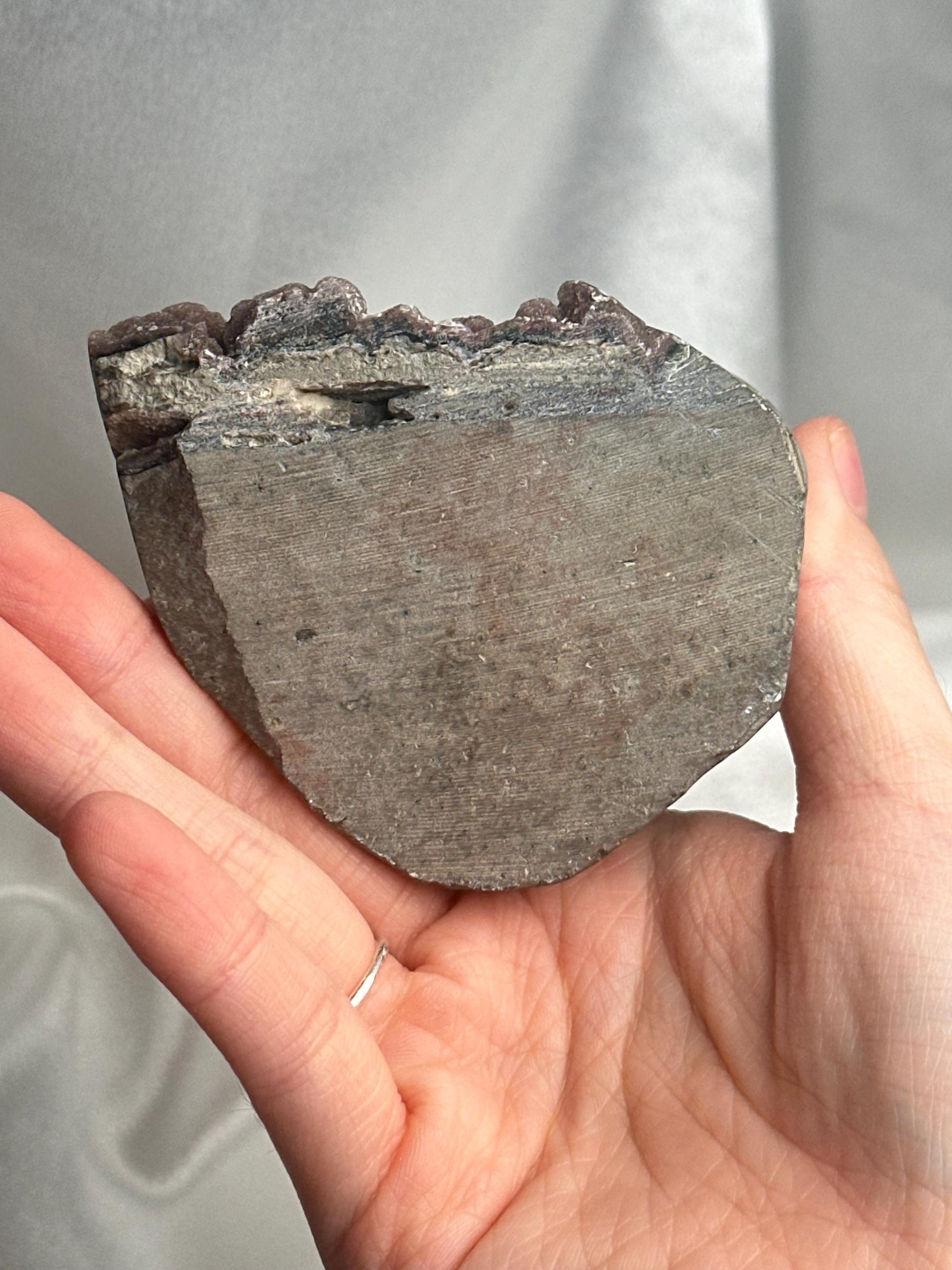 Raspberry Red Amethyst Cut Base | Deep Hued Crystal for Strength & Focus | Bold Geode Display for Home Decor or Energy Work