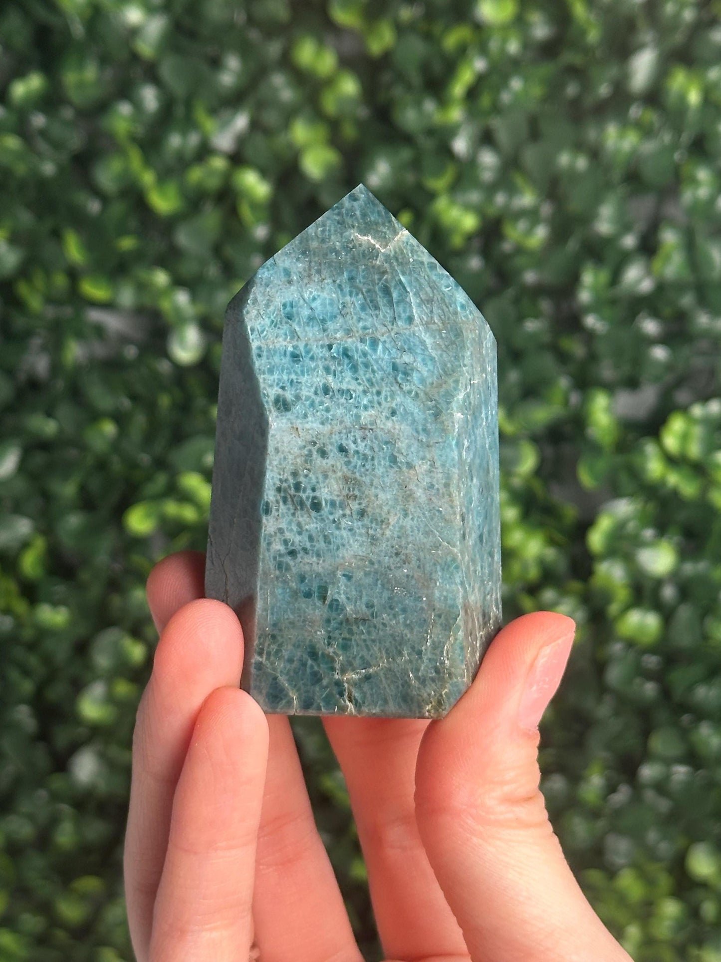 Orange Calcite Blue Apatite Tower from Brazil - YOU PICK! | Natural Colorful Crystal Point | Bright Mineral Decor, Collector Specimen & Gift