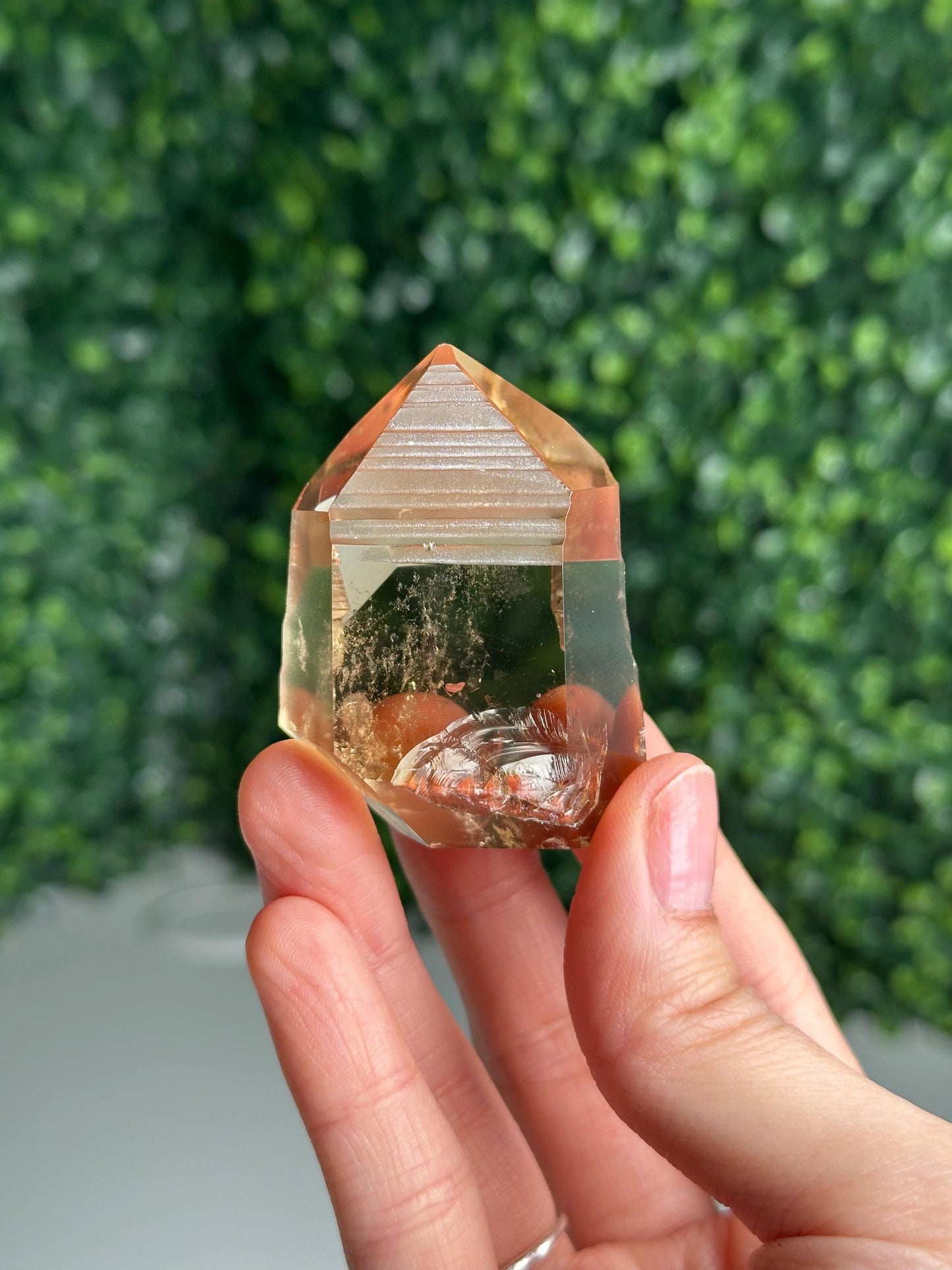 Citrine Lemurian Tower | Natural Golden Quartz Crystal Point | Polished Generator Tower for Home Decor, Collectors & Crystal Display