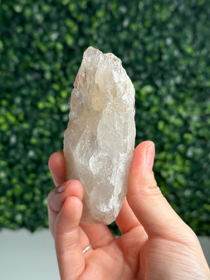 Crystallized Rose Quartz on Quartz from Paprok, Afghanistan | Natural Gemmy Pink Crystal Specimen | Collector Mineral Display & Unique Gift