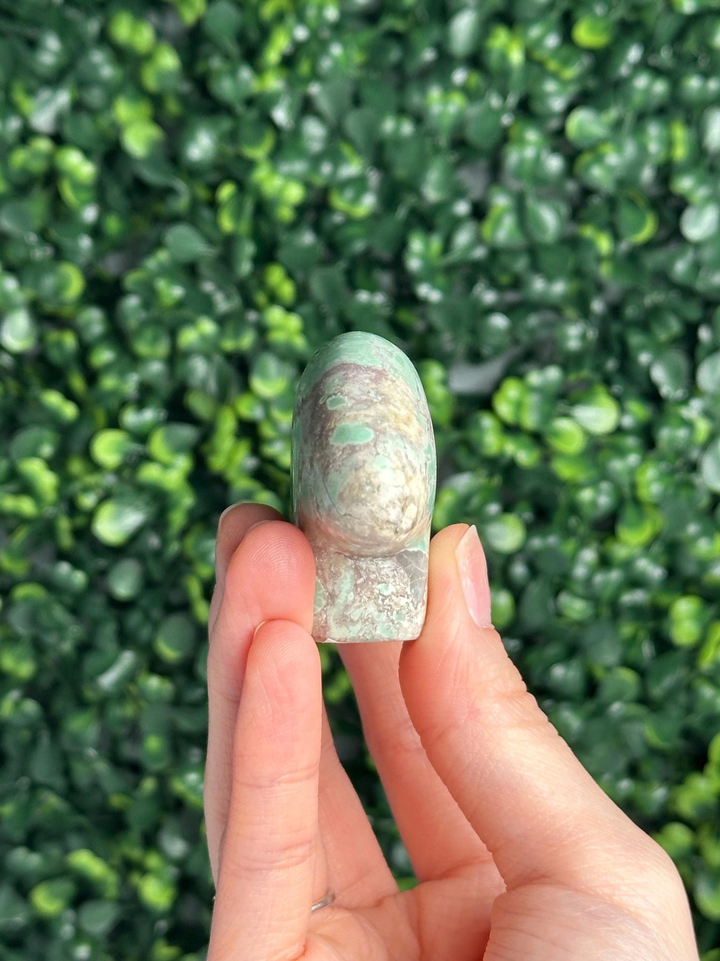 Utah Variscite Zuni Bear Carving | Natural Green Variscite Spirit Animal | Hand Carved Crystal Totem, Collector Piece & Unique Gift