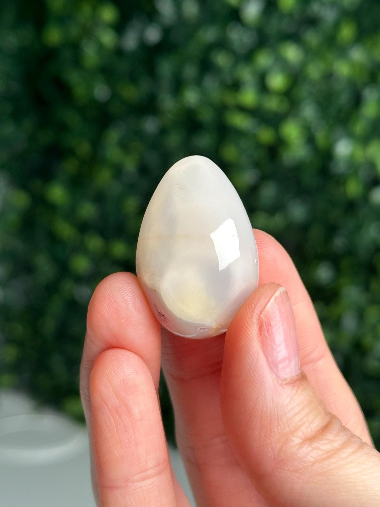 Druzy Agate Mini Egg | Natural Sparkling Amethyst Agate Crystal Carving | Small Polished Egg Display Stone for Collectors & Decor