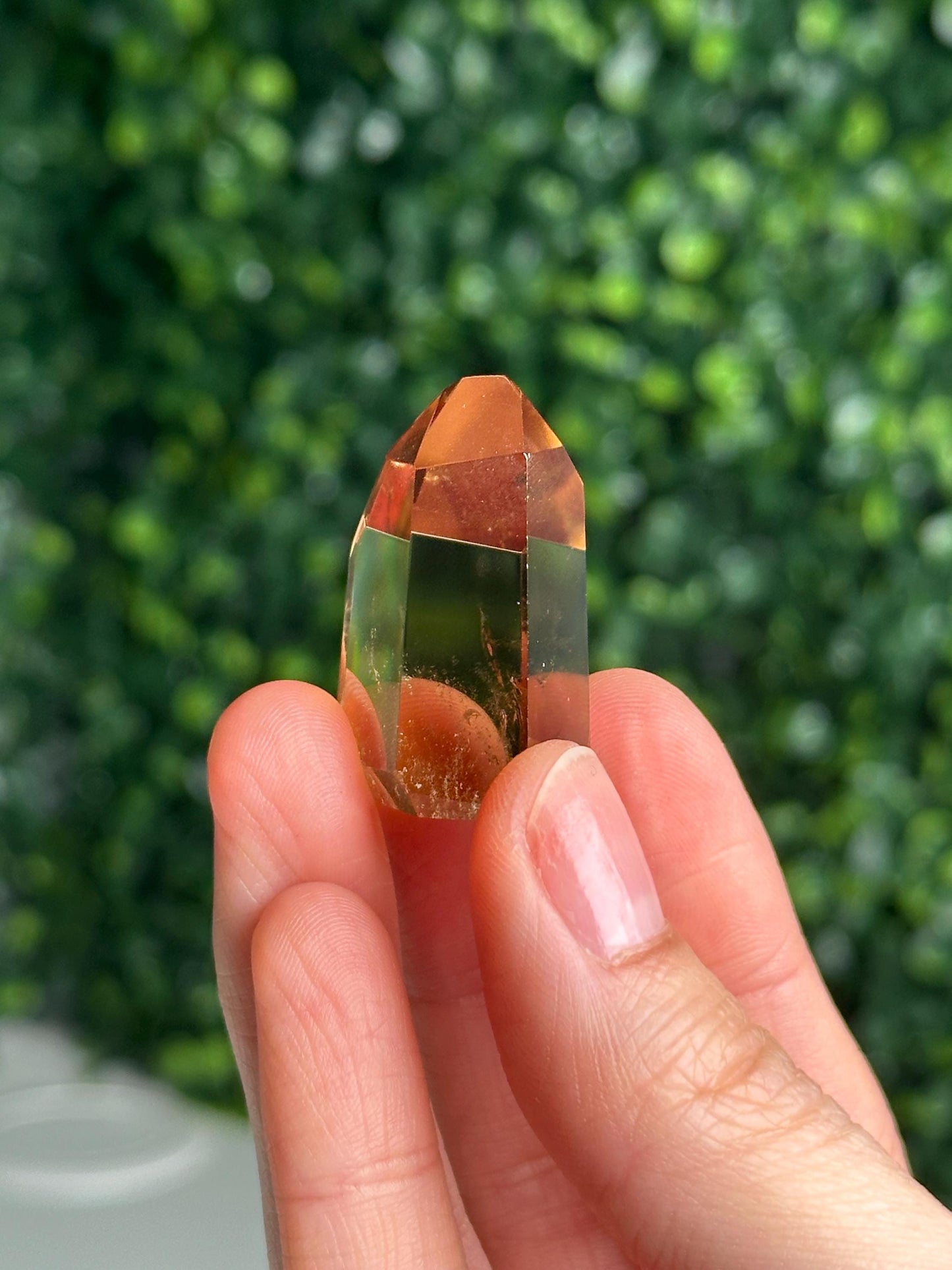 Mini HQ Citrine Tower | Natural Yellow Quartz Crystal Point | Polished Standing Citrine Specimen | Golden Mineral Decor Stone for Display