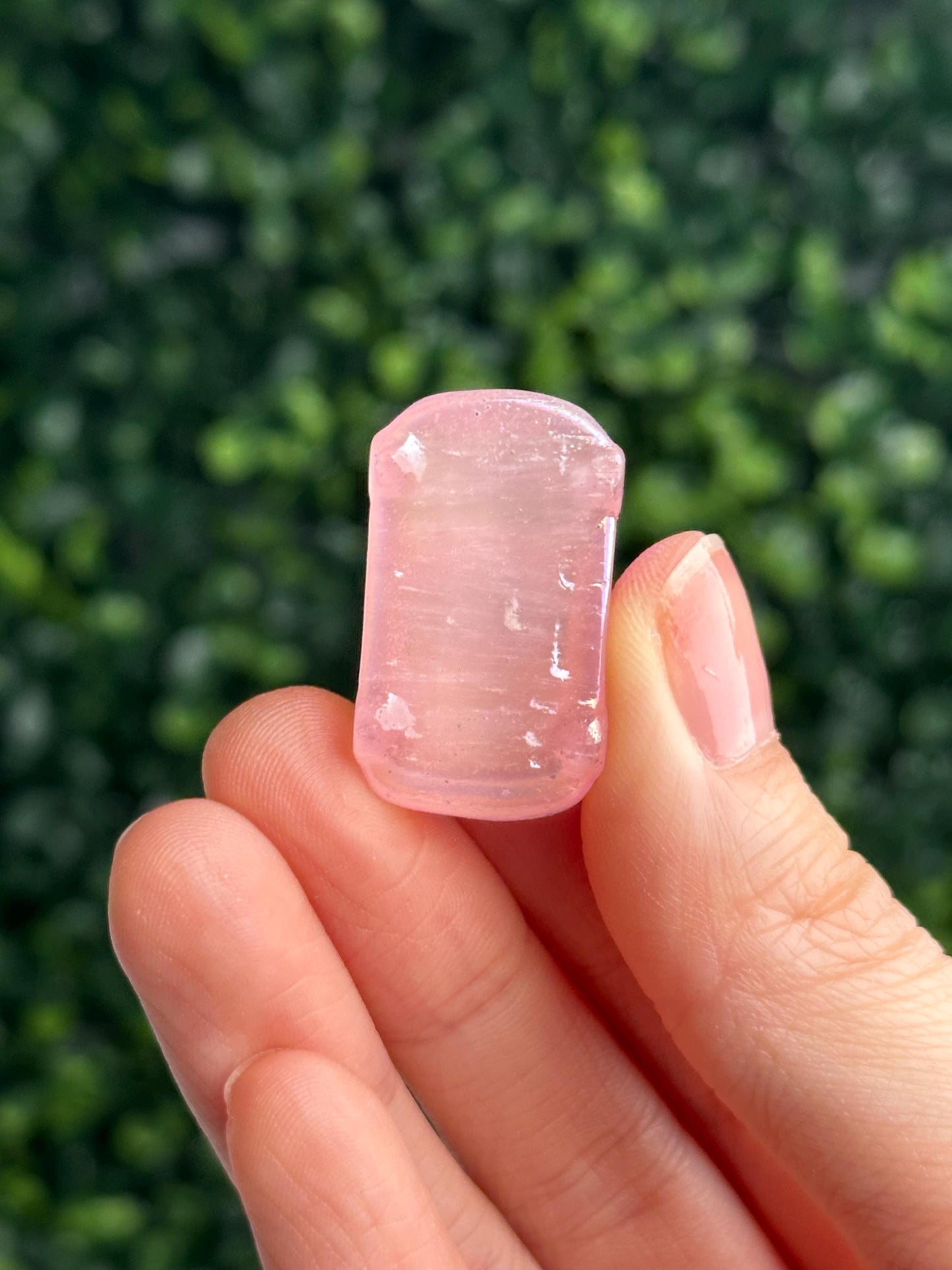 Pink Aura Quartz Mini Car Carving | Iridescent Coated Quartz Crystal Vehicle | Cute Mini Crystal Carving, Collector Display & Unique Gift