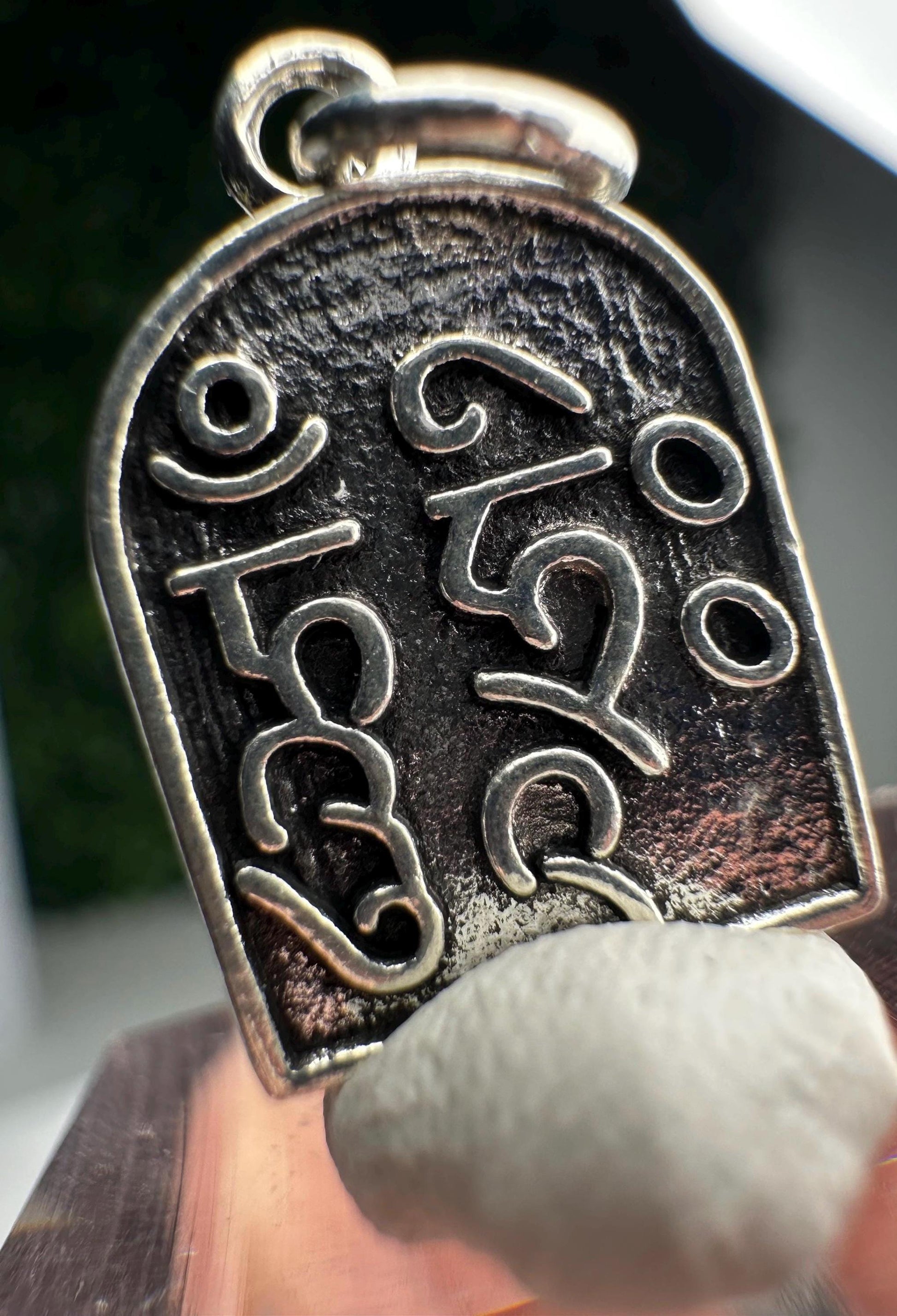 Mini Silver Ganesha Pendant | Hindu Elephant God Charm | Ganesh Spiritual Jewelry | Small Meditation Amulet | Protection Good Luck Gift
