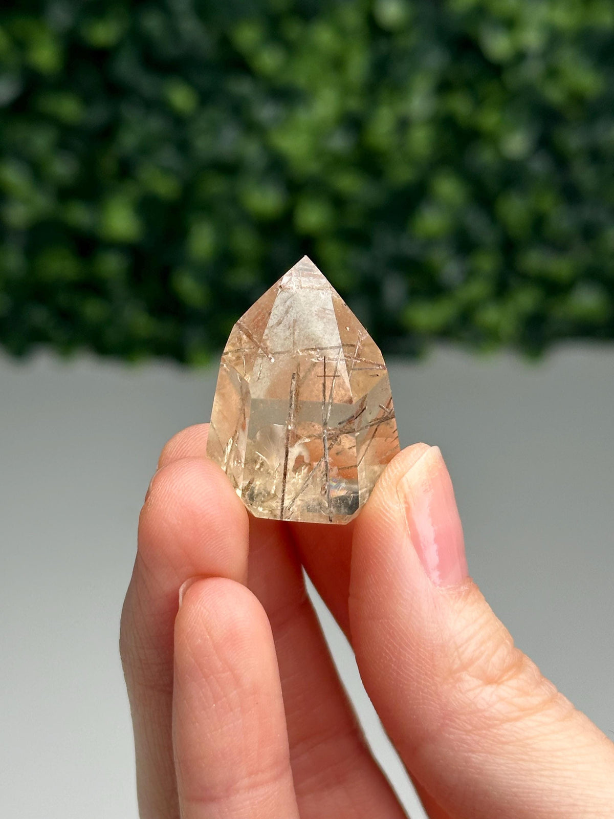 RARE Citrine & Clear Quartz with Rutile – You Pick | Polished Towers | Needle Inclusion Quartz Points | Natural Yellow and Clear Specimens