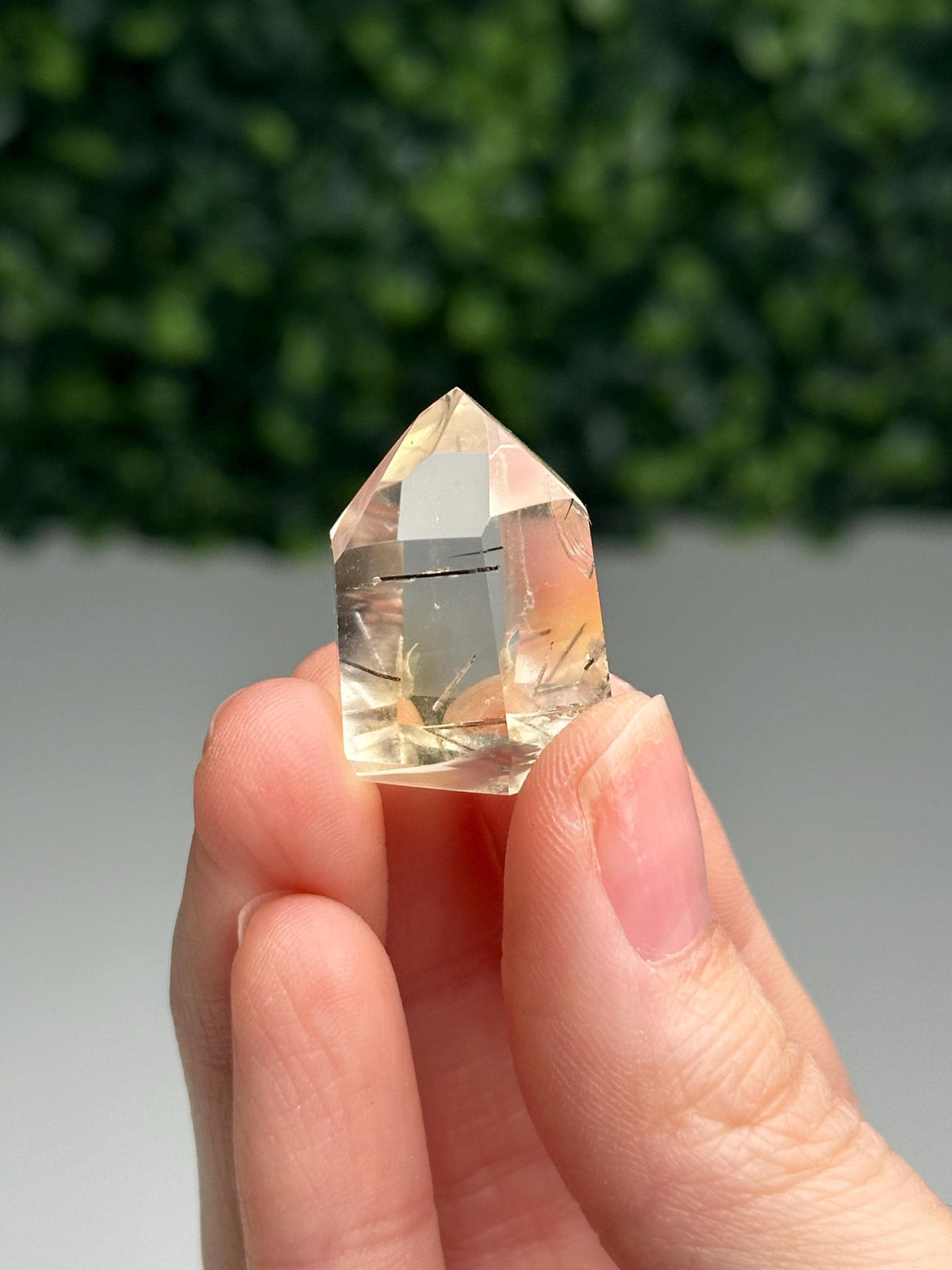 RARE Citrine & Clear Quartz with Rutile – You Pick | Polished Towers | Needle Inclusion Quartz Points | Natural Yellow and Clear Specimens