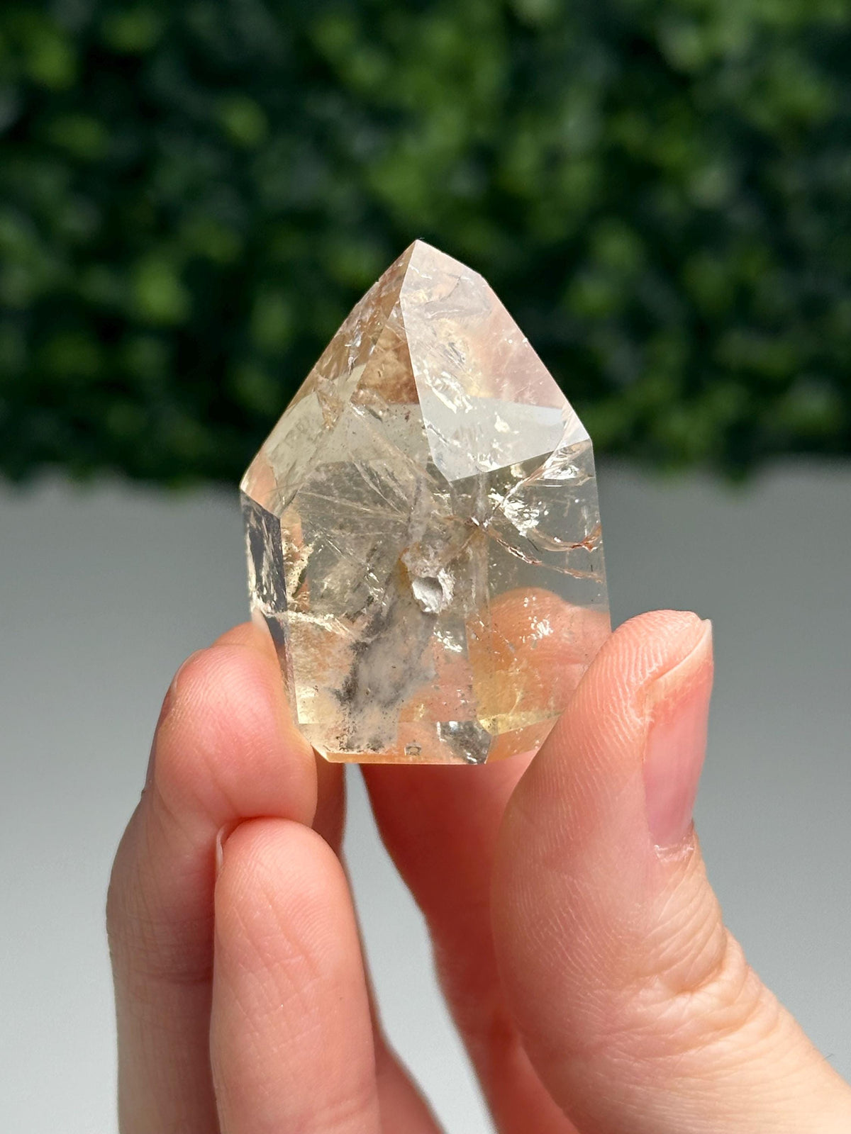 RARE Citrine & Clear Quartz with Rutile – You Pick | Polished Towers | Needle Inclusion Quartz Points | Natural Yellow and Clear Specimens