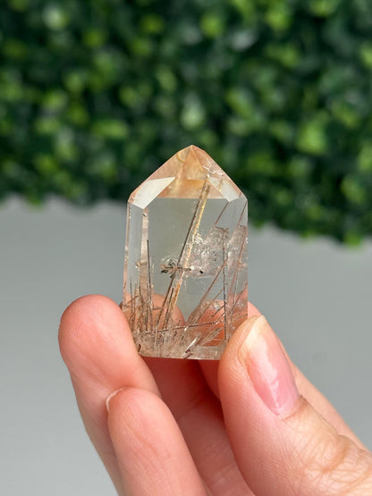 RARE Citrine with Rutile – YOU PICK! | Polished Towers | Needle Inclusion Quartz Points | Natural Yellow and Clear Specimens