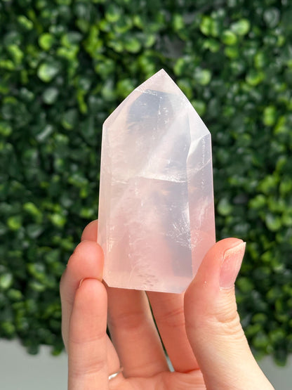 Rose Quartz Towers | YOU PICK! | Brazil | Natural Pink Crystal Point | Raw Standing Rose Quartz for Decor, Energy Work & Crystal Collectors