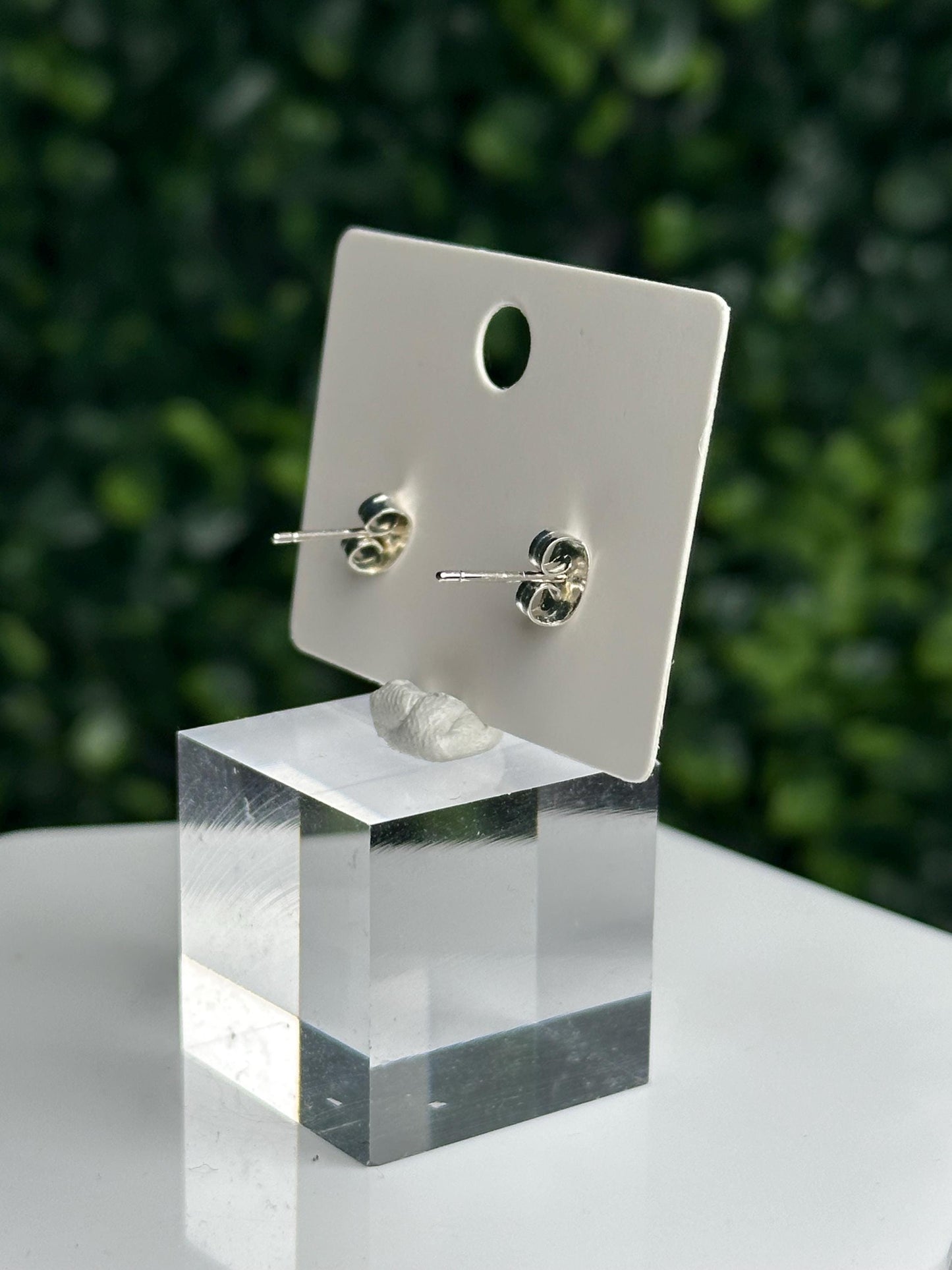 Pink Tourmaline Rose Stud Earrings | S925 Sterling Silver Floral Earrings | Natural Gemstone Flower Jewelry | Dainty Pink Crystal Gift