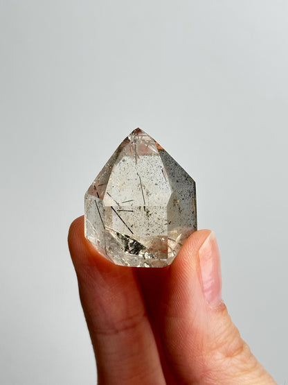 RARE Citrine & Clear Quartz with Rutile – You Pick | Polished Towers | Needle Inclusion Quartz Points | Natural Yellow and Clear Specimens