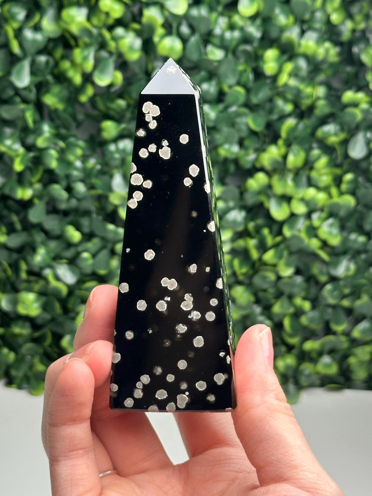 Stardust Obsidian Obelisks - YOU PICK | Natural Black Obsidian Towers with Inclusions | Polished Standing Specimens for Collectors & Display