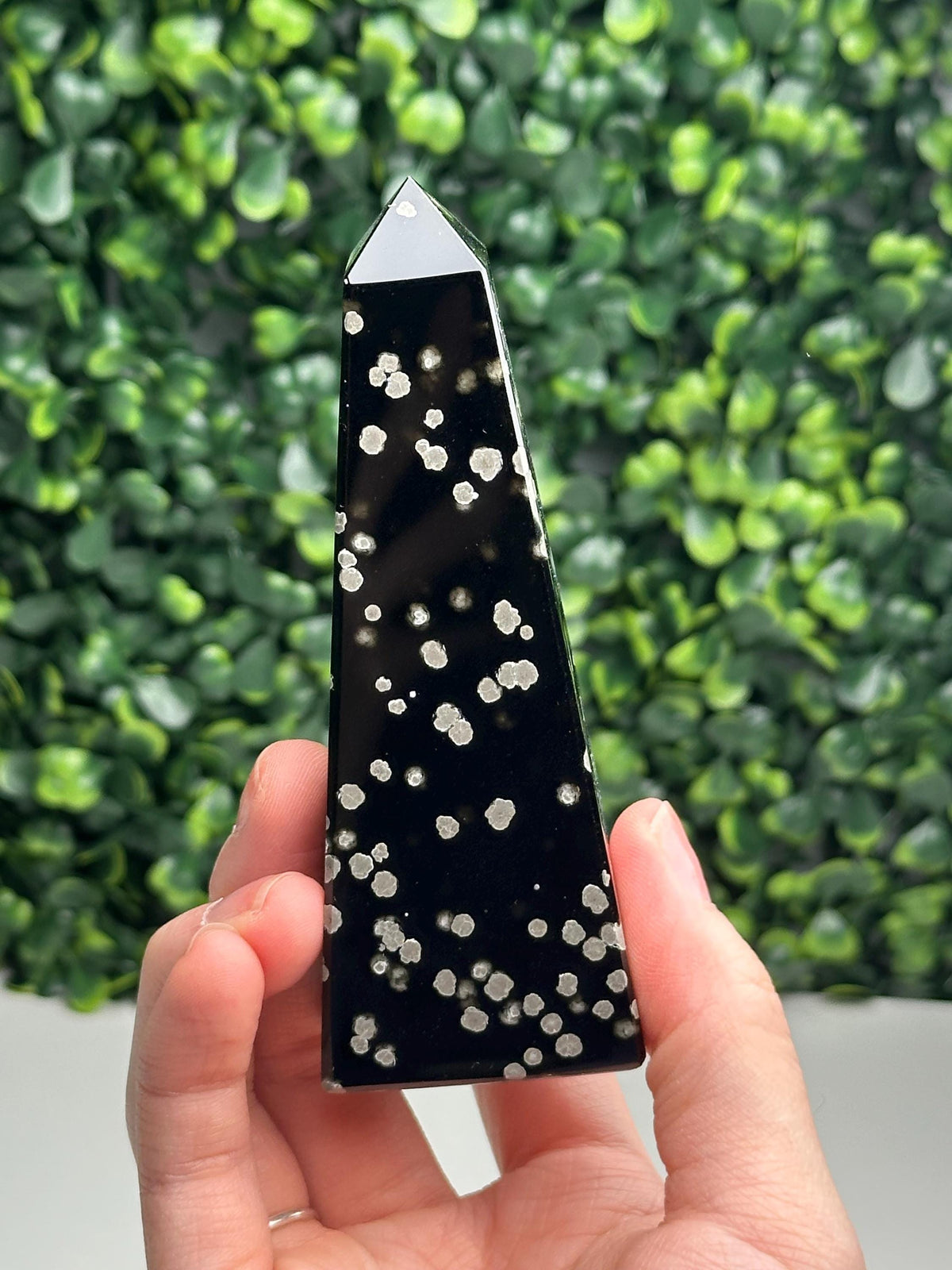 Stardust Obsidian Obelisks - YOU PICK | Natural Black Obsidian Towers with Inclusions | Polished Standing Specimens for Collectors & Display