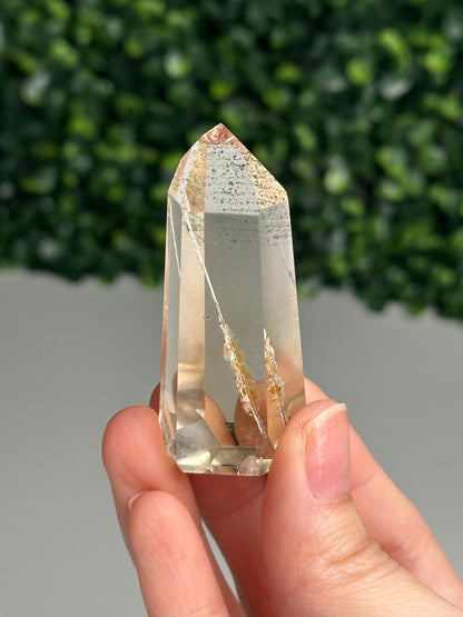 RARE Citrine with Rutile – YOU PICK! | Polished Towers | Needle Inclusion Quartz Points | Natural Yellow and Clear Specimens