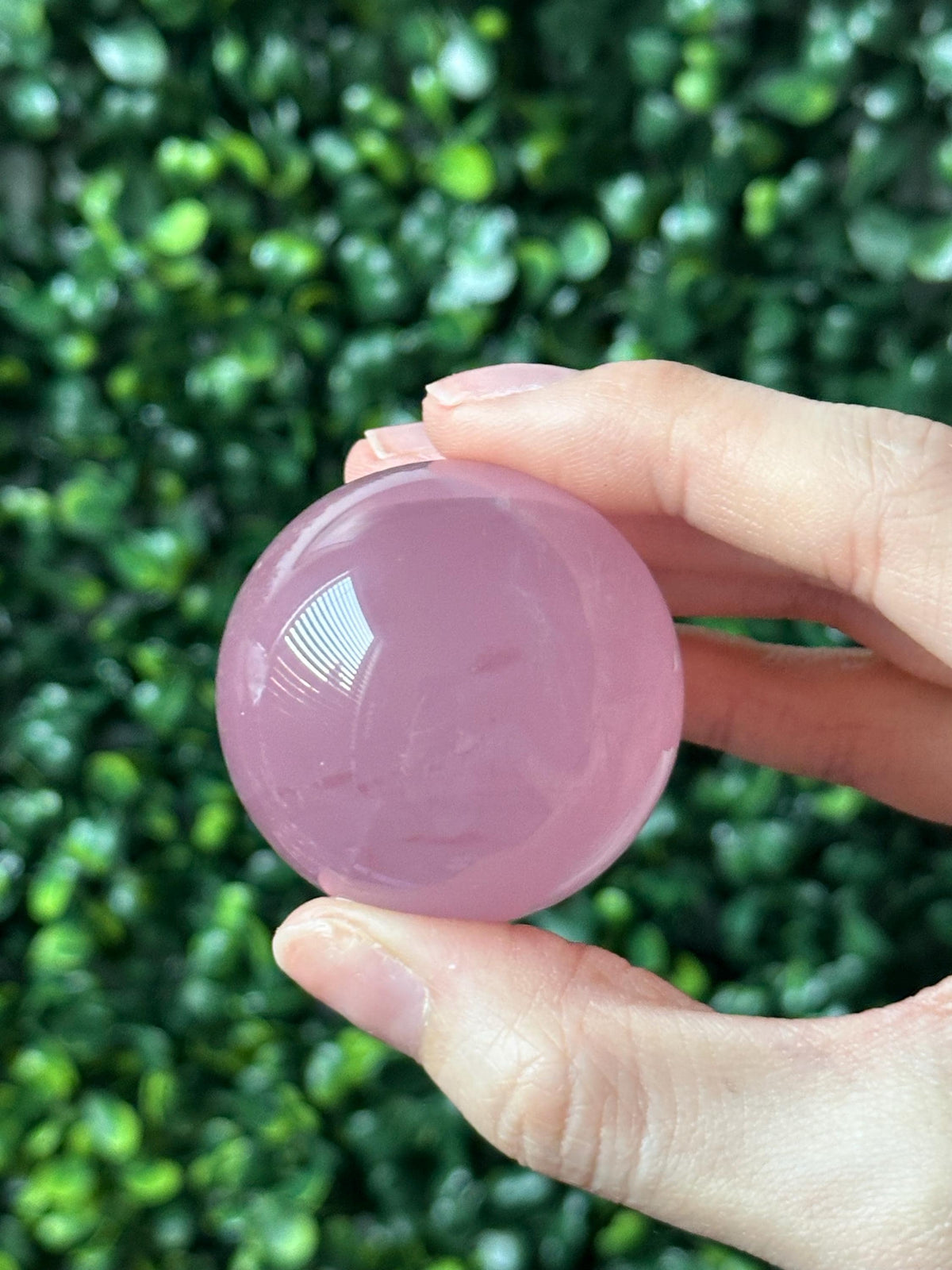 Rose Quartz Sphere – Polished Pink Crystal Orb of Love, Gentle Heart Chakra Stone, Decor, Meditation, or Gift Display