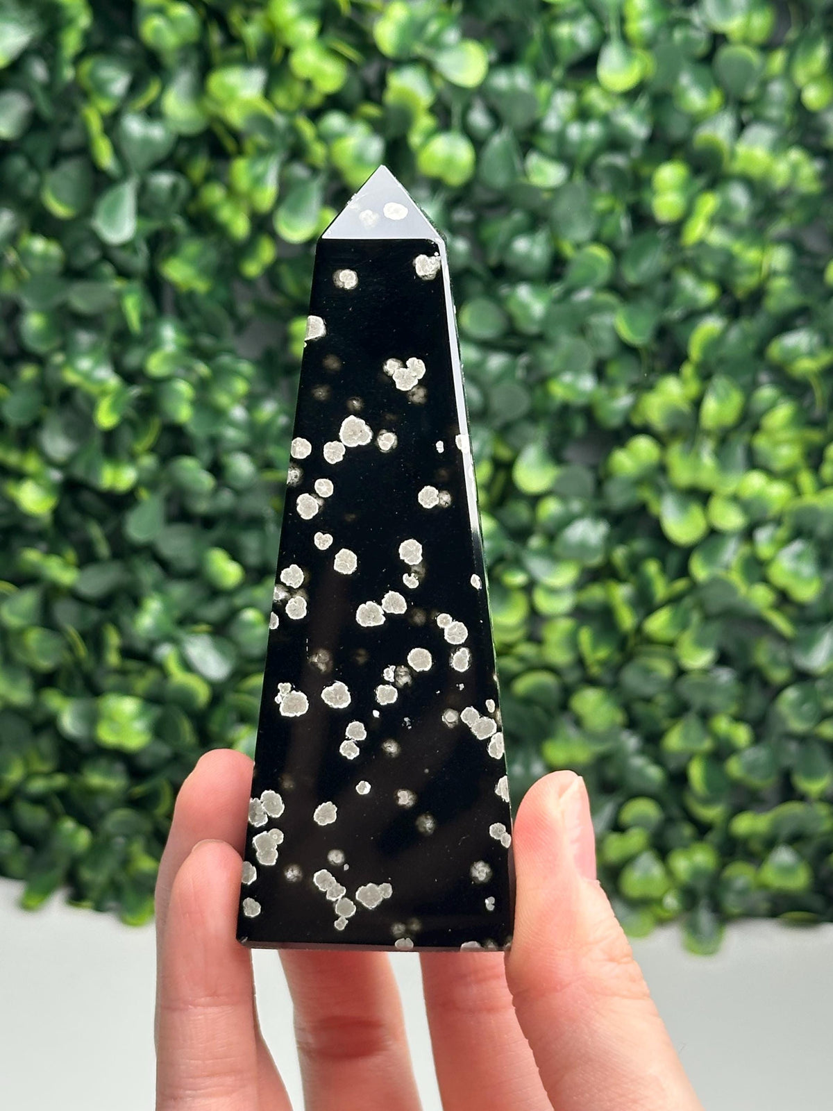 Stardust Obsidian Obelisks - YOU PICK | Natural Black Obsidian Towers with Inclusions | Polished Standing Specimens for Collectors & Display