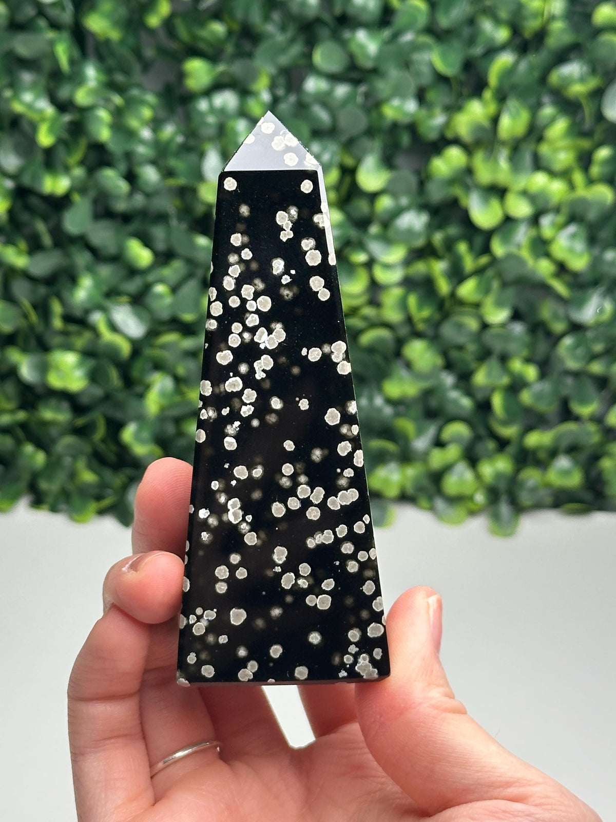 Stardust Obsidian Obelisks - YOU PICK | Natural Black Obsidian Towers with Inclusions | Polished Standing Specimens for Collectors & Display