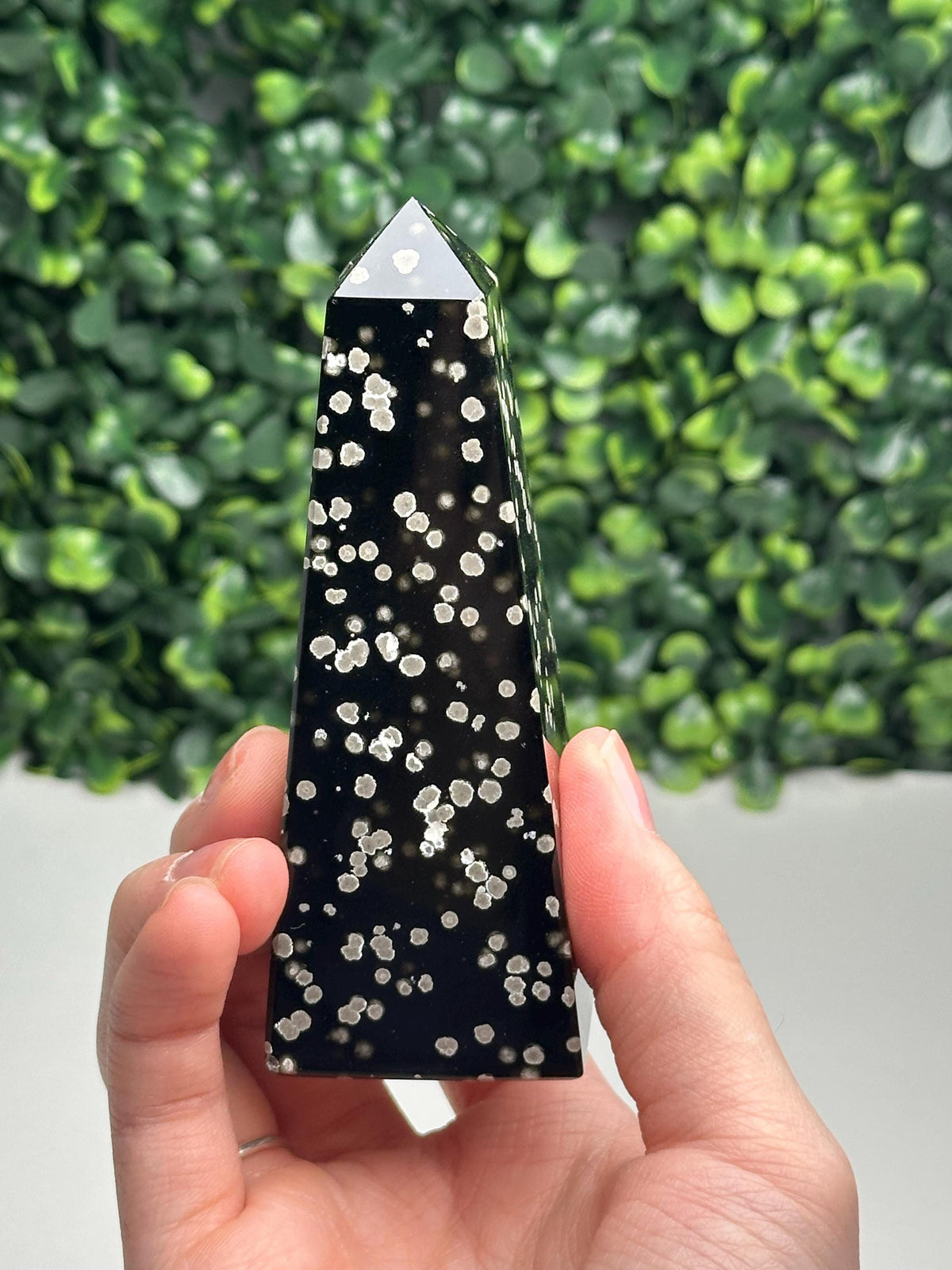 Stardust Obsidian Obelisks - YOU PICK | Natural Black Obsidian Towers with Inclusions | Polished Standing Specimens for Collectors & Display